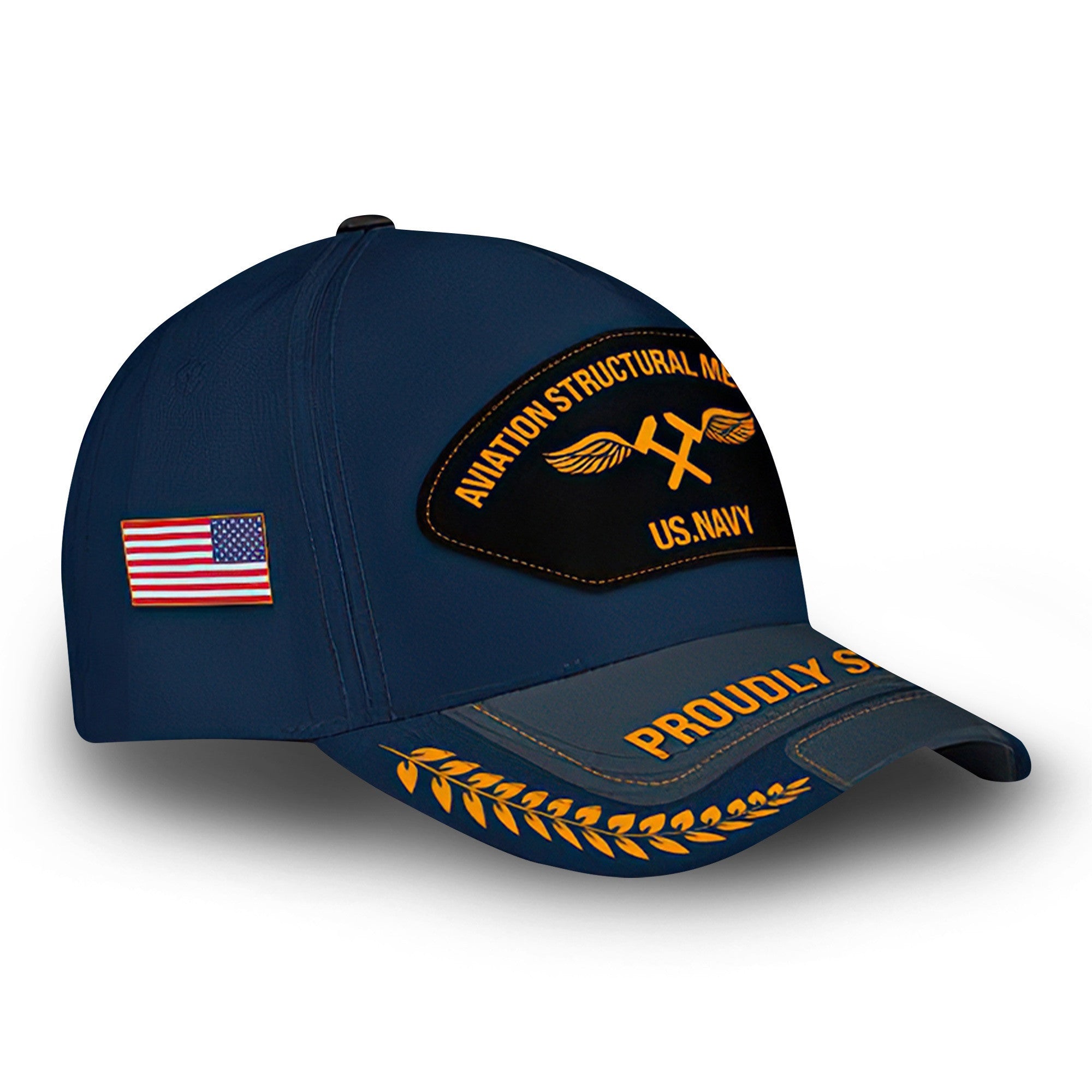 Premium Custom US Navy Cap VPVC000156, Gifts For Navy Veteran, Gifts For Dad, For Husband, Best Gifts On Father's Day, Armed Forces Day, Independence Day, Veterans Day.