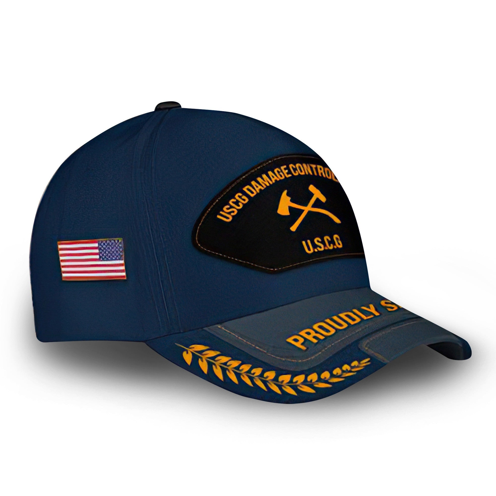 Premium Custom USCG Cap VPVC000159, Gifts For Coast Guard Veteran, Gifts For Dad, For Husband, Best Gifts On Father's Day, Armed Forces Day, Independence Day, Veterans Day.