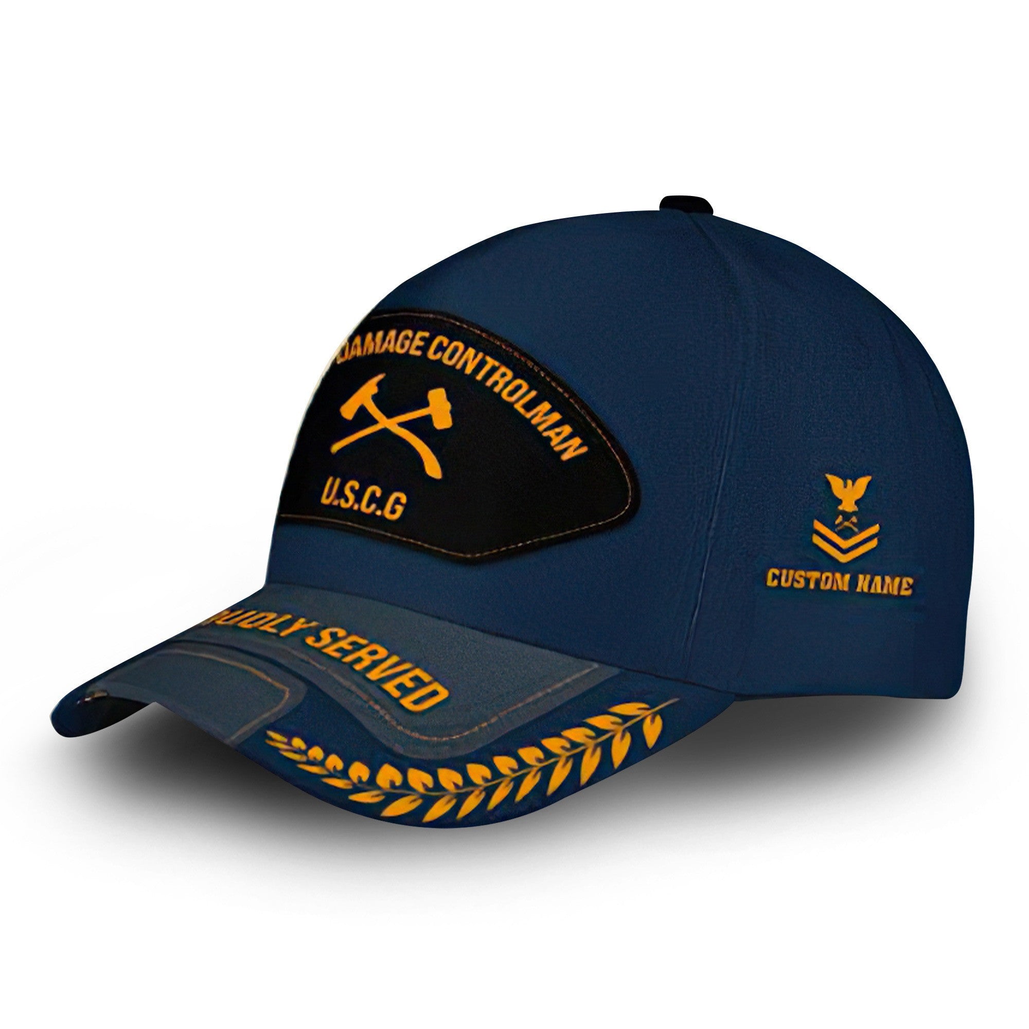 Premium Custom USCG Cap VPVC000159, Gifts For Coast Guard Veteran, Gifts For Dad, For Husband, Best Gifts On Father's Day, Armed Forces Day, Independence Day, Veterans Day.