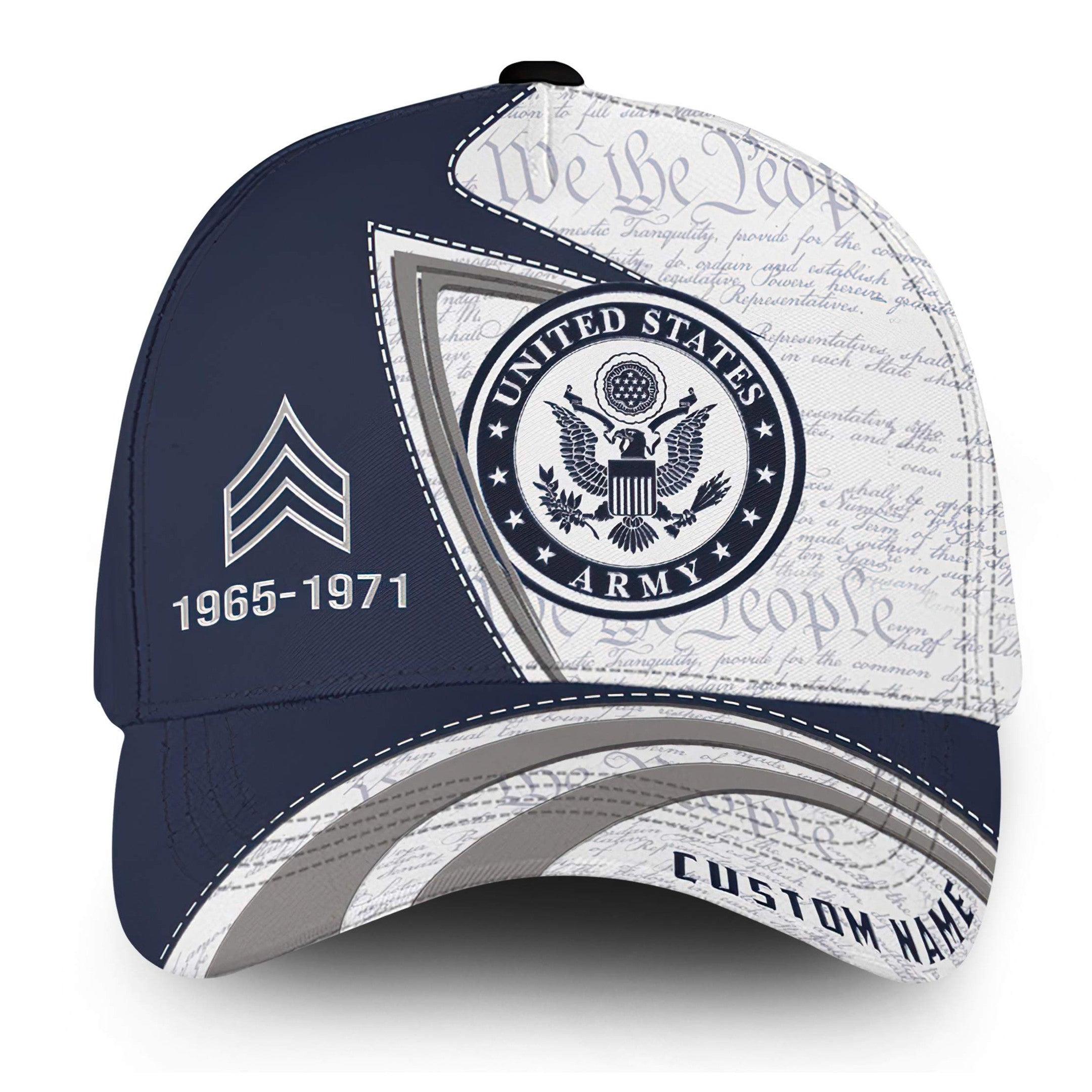 Premium US Army Cap VPVC000164, Custom Name, Rank, Year, Gifts For Army Veteran, Best Gifts On Father's Day, Armed Forces Day, Independence Day, Veterans Day.
