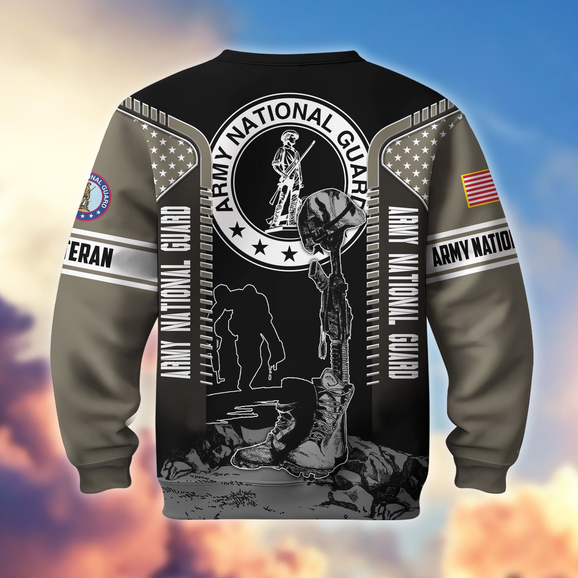 Premium US Veterans Sweatshirt BPHN170213, Gifts For US Veterans, Gifts On Father's Day, Memorial Day, Armed Forces Day, Independence Day, Veterans Day.