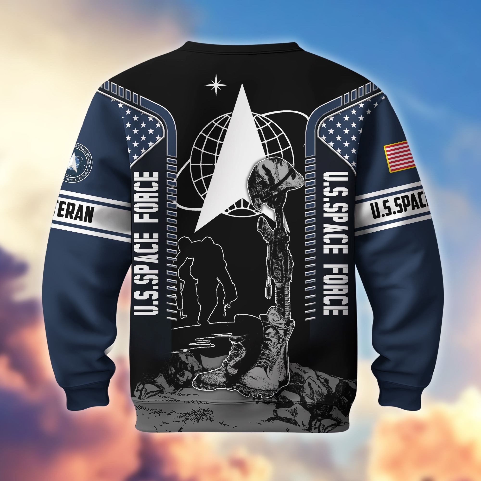 Premium US Veterans Sweatshirt BPHN170213, Gifts For US Veterans, Gifts On Father's Day, Memorial Day, Armed Forces Day, Independence Day, Veterans Day.