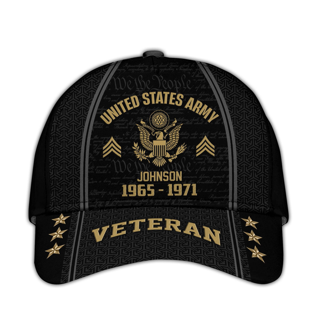 US Army Custom Cap VPVC005701, Gifts For Army Veteran, Best Gifts On Father's Day, Armed Forces Day, Independence Day, Veterans Day.