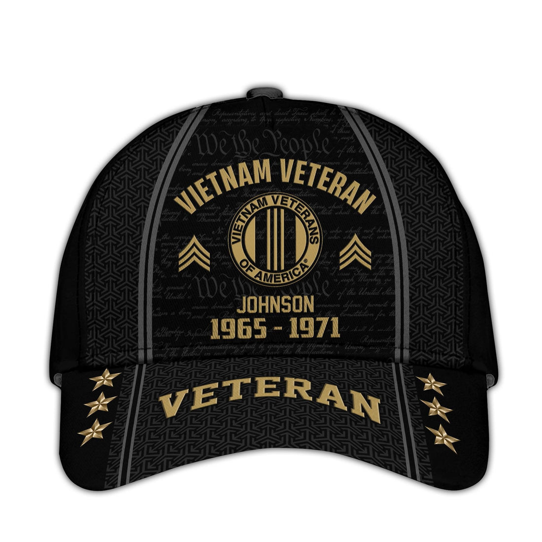 Vietnam Veteran Custom Cap VPVC005706, Gifts For Vietnam Veteran, Best Gifts On Father's Day, Armed Forces Day, Independence Day, Veterans Day.