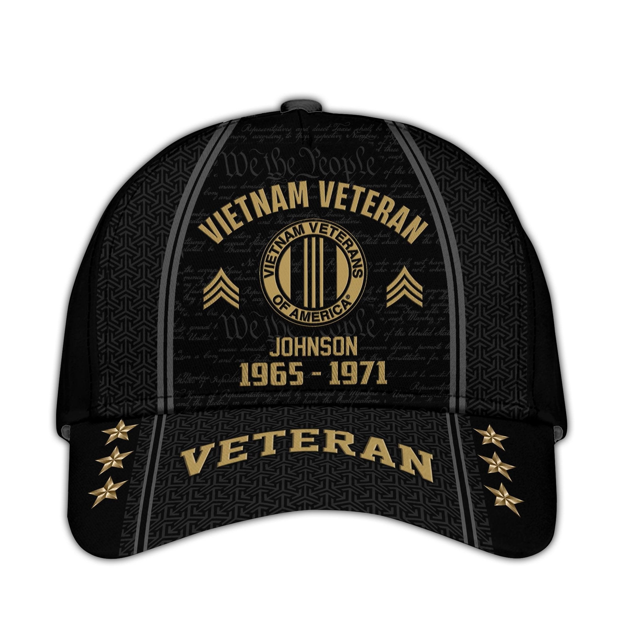 Vietnam Veteran Custom Cap VPVC005706, Gifts For Vietnam Veteran, Best Gifts On Father's Day, Armed Forces Day, Independence Day, Veterans Day.