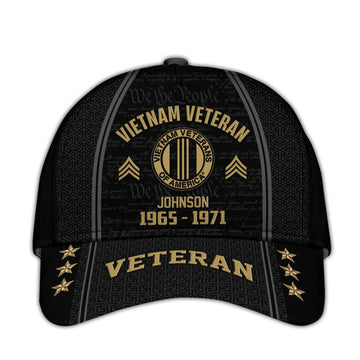 Vietnam Veteran Custom Cap VPVC005706, Gifts For Vietnam Veteran, Best Gifts On Father's Day, Armed Forces Day, Independence Day, Veterans Day.