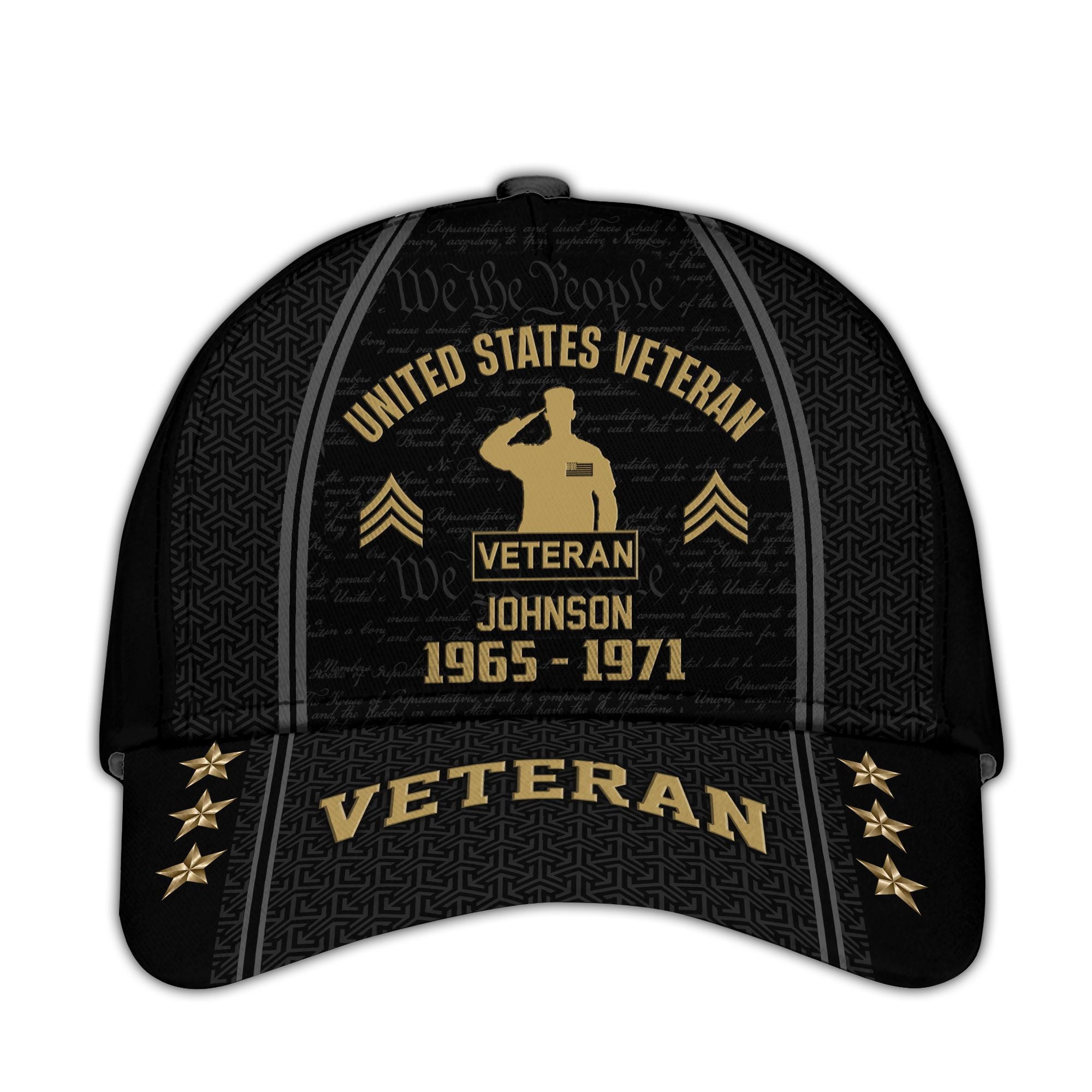 US Veteran Custom Cap VPVC005707, Gifts For US Veteran, Best Gifts On Father's Day, Armed Forces Day, Independence Day, Veterans Day.