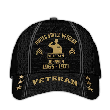 US Veteran Custom Cap VPVC005707, Gifts For US Veteran, Best Gifts On Father's Day, Armed Forces Day, Independence Day, Veterans Day.