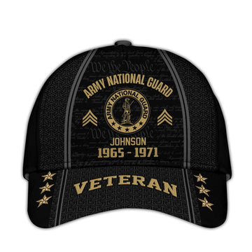 Army National Guard Veteran Custom Cap VPVC005708, Gifts For Army National Guard Veteran, Best Gifts On Father's Day, Armed Forces Day, Independence Day, Veterans Day.