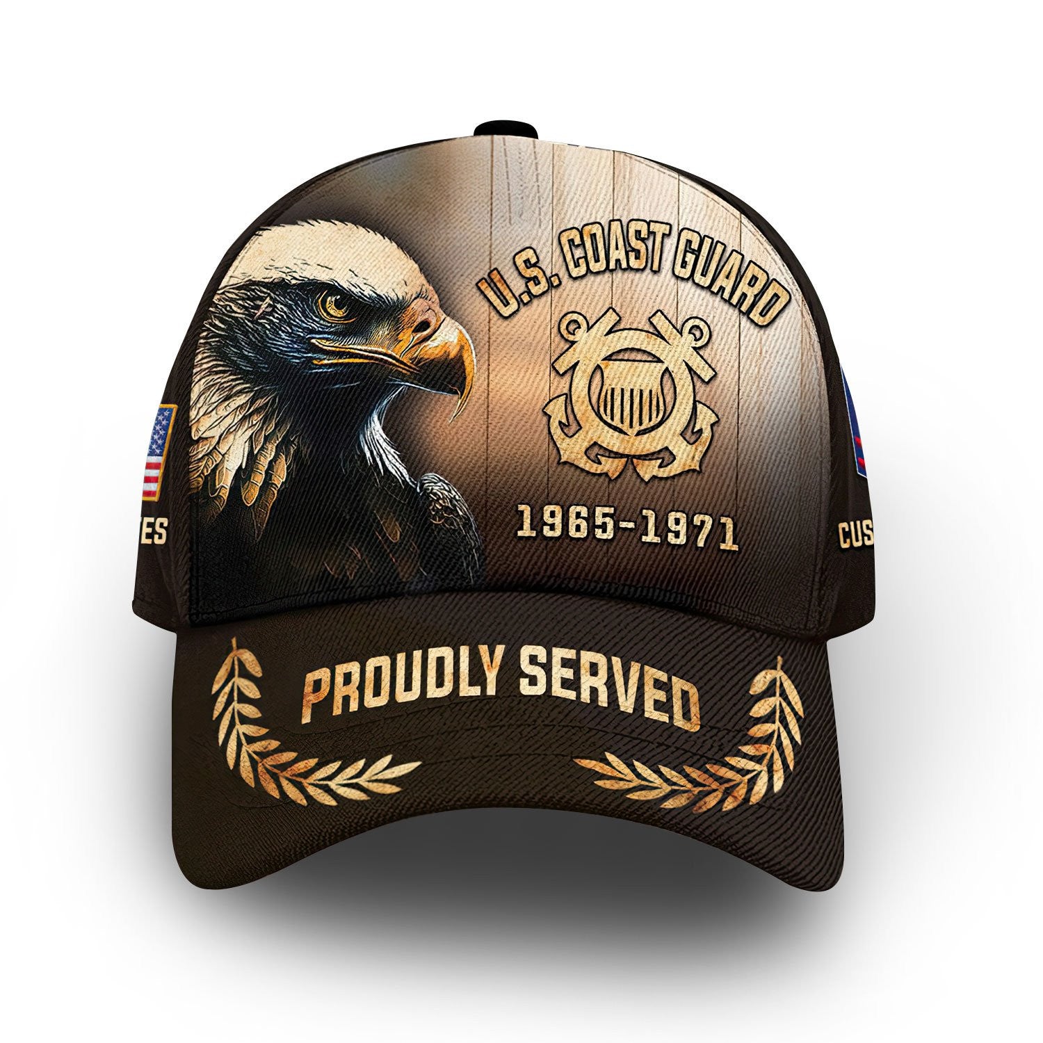 Premium Custom USCG Cap VPVC005805, Gifts For Coast Guard Veteran, Best Gifts On Father's Day, Independence Day, Veterans Day.