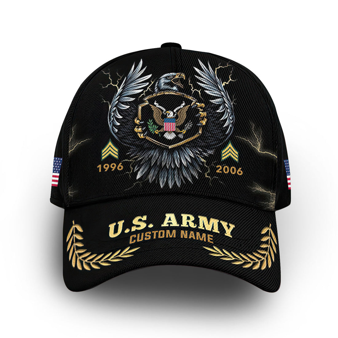 Premium Custom US Army Cap VPVC006201, Gifts For Army Veteran, Gifts For Dad, For Husband, Best Gifts On Father's Day, Armed Forces Day, Independence Day, Veterans Day.