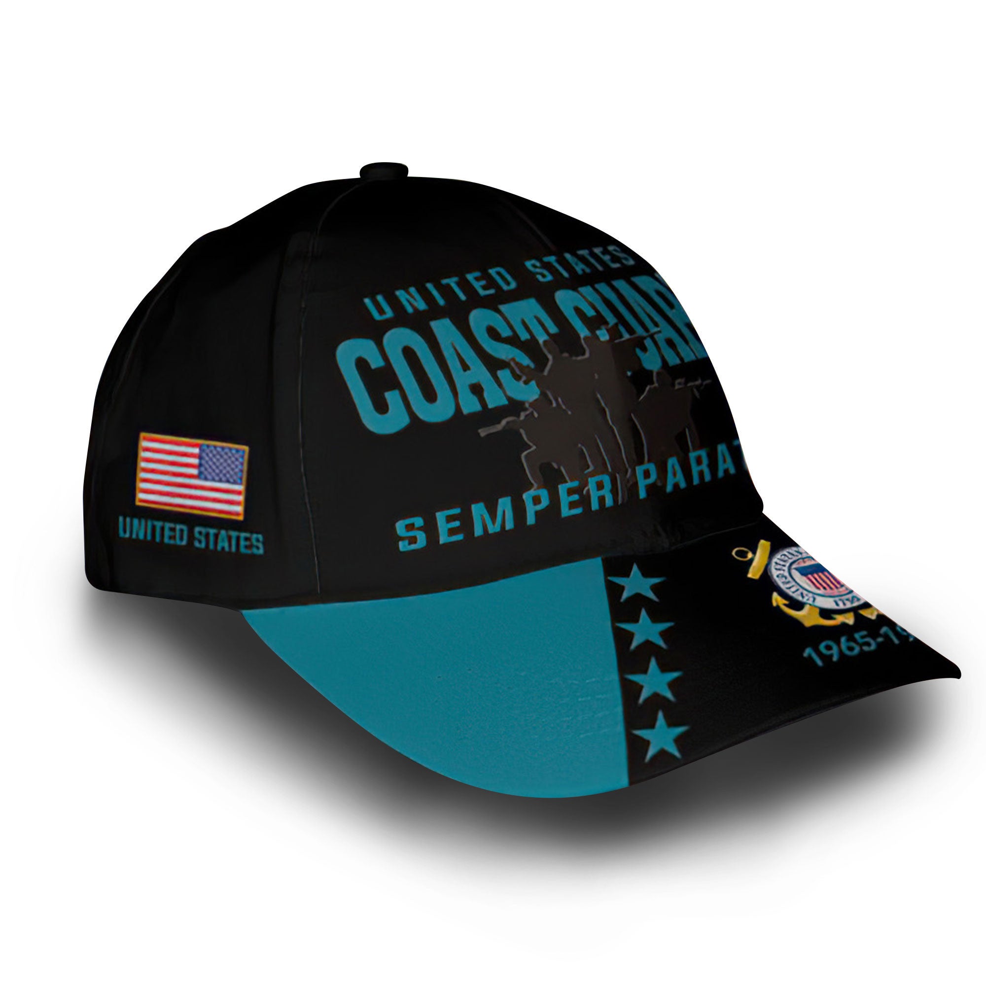 USCG Custom Cap VPVC006505, Gifts For Coast Guard Veteran, Best Gifts On Father's Day, Armed Forces Day, Independence Day, Veterans Day.