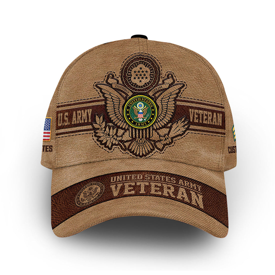 Unique Custom Name, Rank, Year, US Army Cap VPVC006701, Gifts For Army Veteran, Gifts For Dad, For Husband, Best Gifts On Father's Day, Independence Day, Veterans Day.
