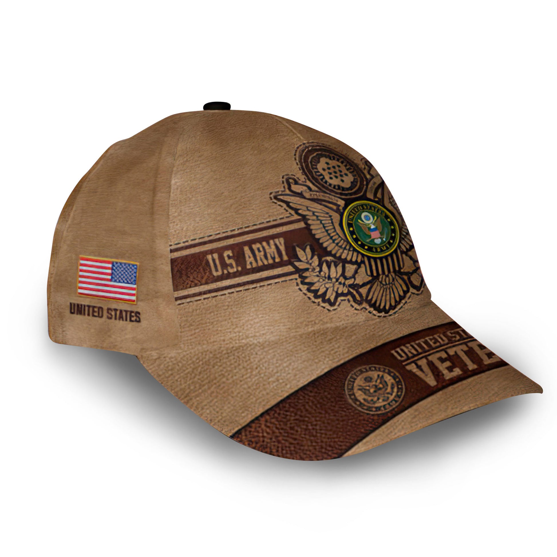 Unique Custom Name, Rank, Year, US Army Cap VPVC006701, Gifts For Army Veteran, Gifts For Dad, For Husband, Best Gifts On Father's Day, Independence Day, Veterans Day.