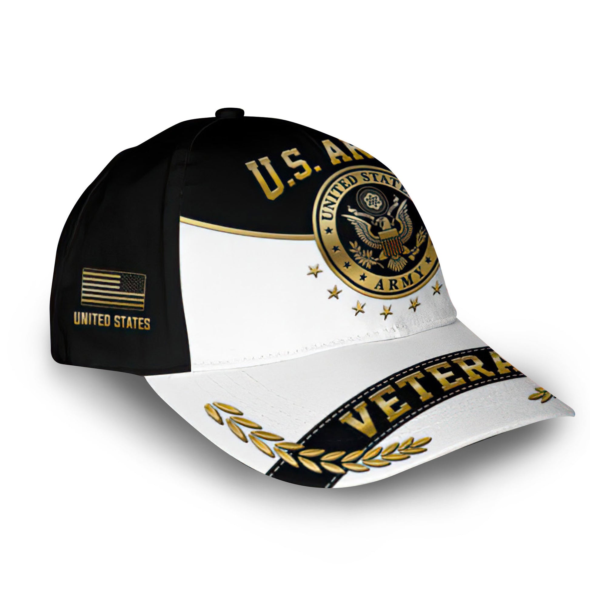 Premium Custom US Army Cap VPVC006801, Gifts For Army Veteran, Gifts For Dad, For Husband, Best Gifts On Father's Day, Armed Forces Day, Independence Day, Veterans Day.