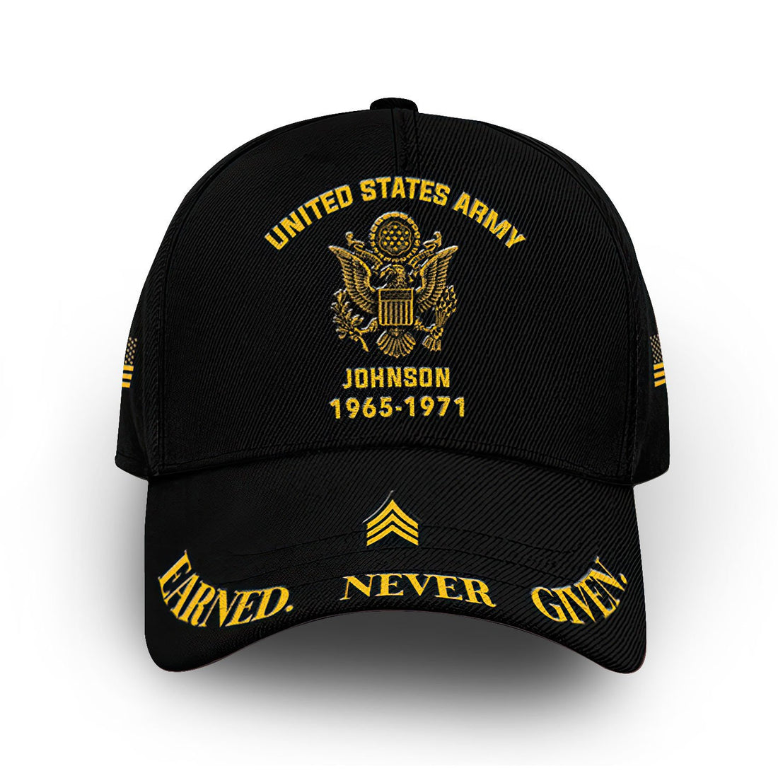 Premium Custom Name, Rank, Year, US Army Cap VPVC007101, Gifts For Army Veteran, Gifts For Dad, For Husband, Best Gifts On Father's Day, Independence Day, Veterans Day.