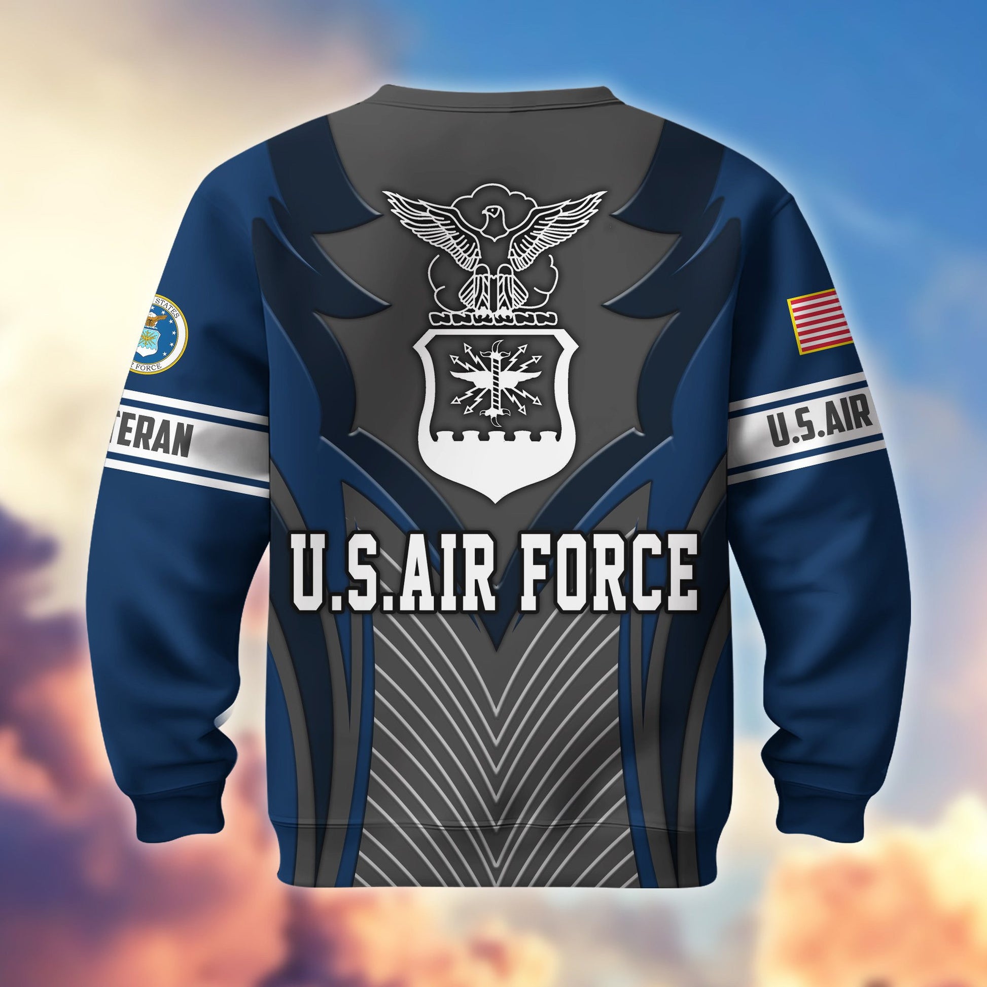 Premium US Veterans Sweatshirt BPHN140212, Gifts For US Veterans, Best Gifts On Father's Day, Armed Forces Day, Independence Day, Veterans Day.