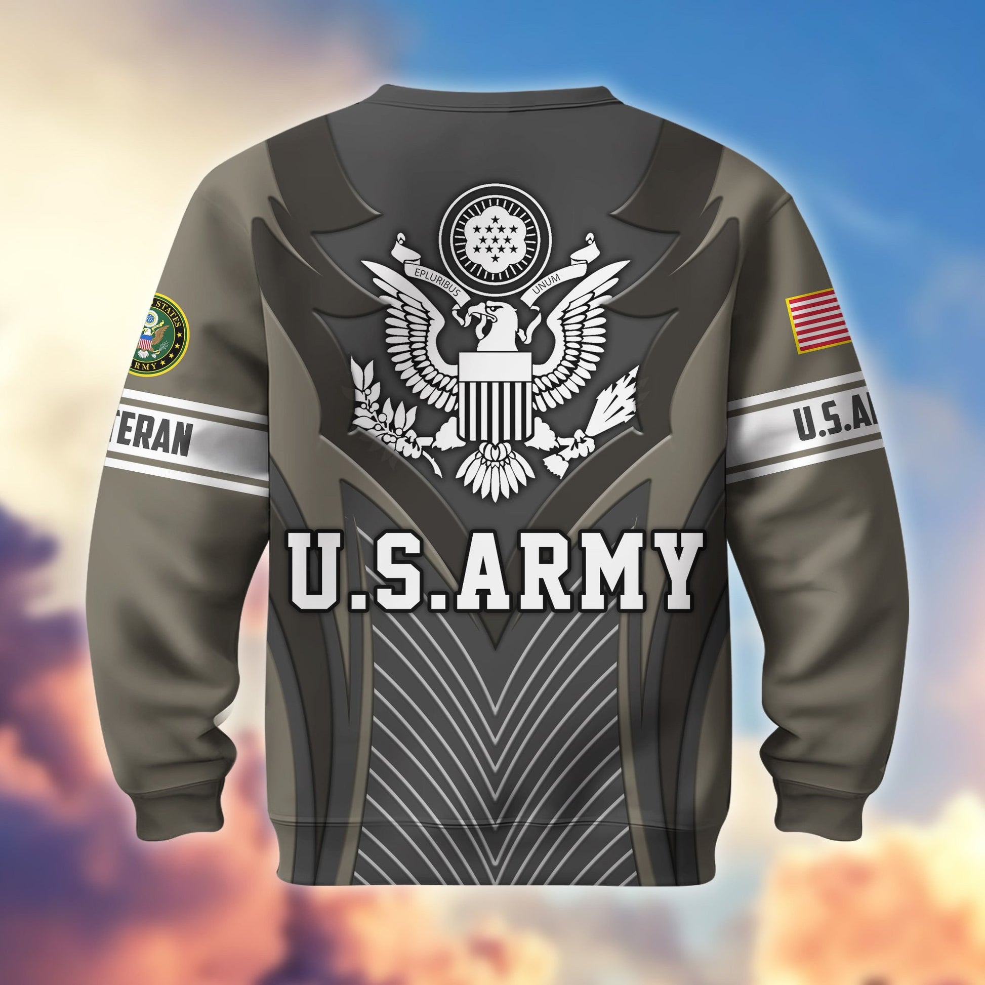 Premium US Veterans Sweatshirt BPHN140212, Gifts For US Veterans, Best Gifts On Father's Day, Armed Forces Day, Independence Day, Veterans Day.