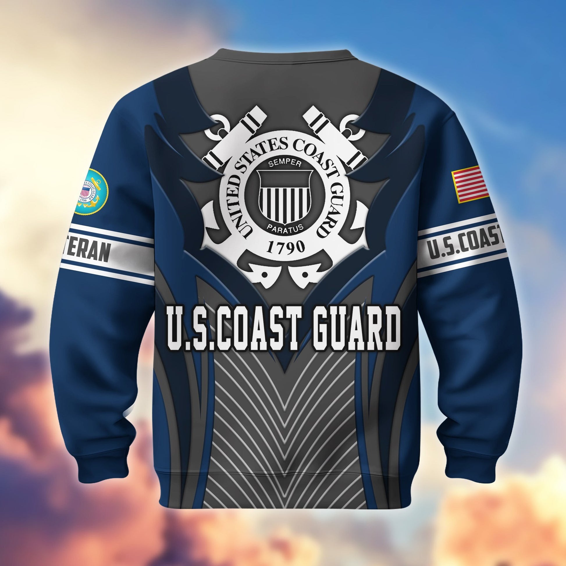 Premium US Veterans Sweatshirt BPHN140212, Gifts For US Veterans, Best Gifts On Father's Day, Armed Forces Day, Independence Day, Veterans Day.