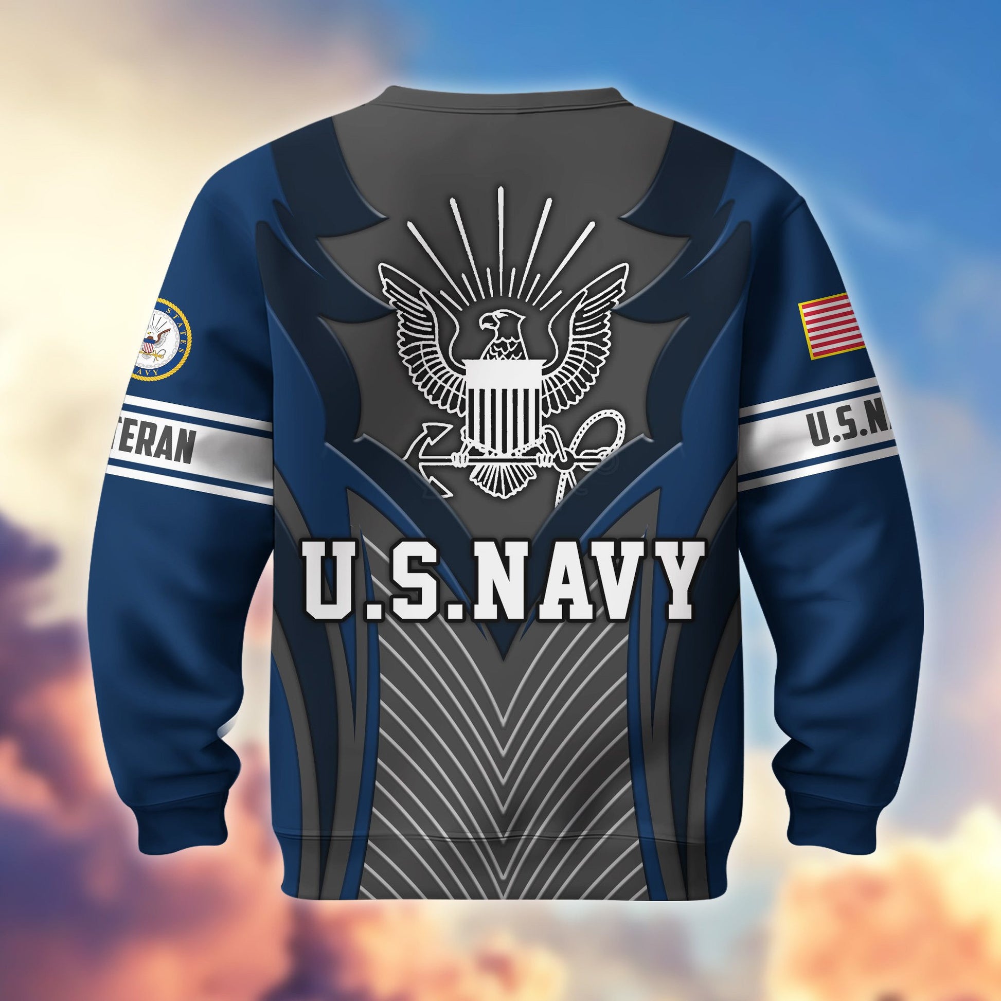 Premium US Veterans Sweatshirt BPHN140212, Gifts For US Veterans, Best Gifts On Father's Day, Armed Forces Day, Independence Day, Veterans Day.