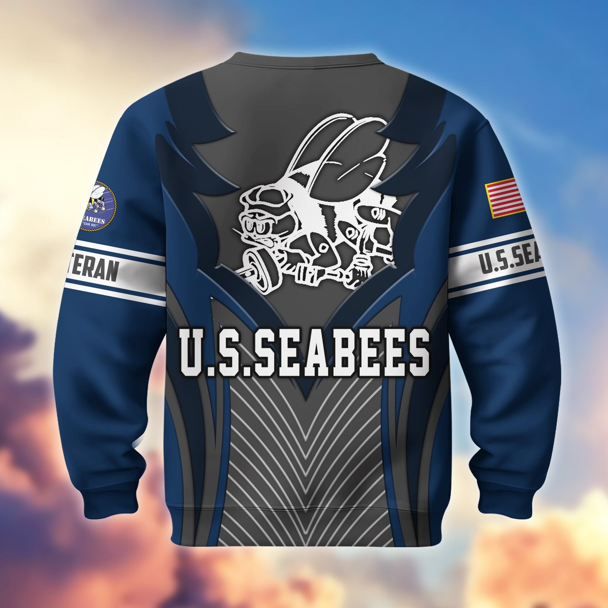 Premium US Veterans Sweatshirt BPHN140212, Gifts For US Veterans, Best Gifts On Father's Day, Armed Forces Day, Independence Day, Veterans Day.