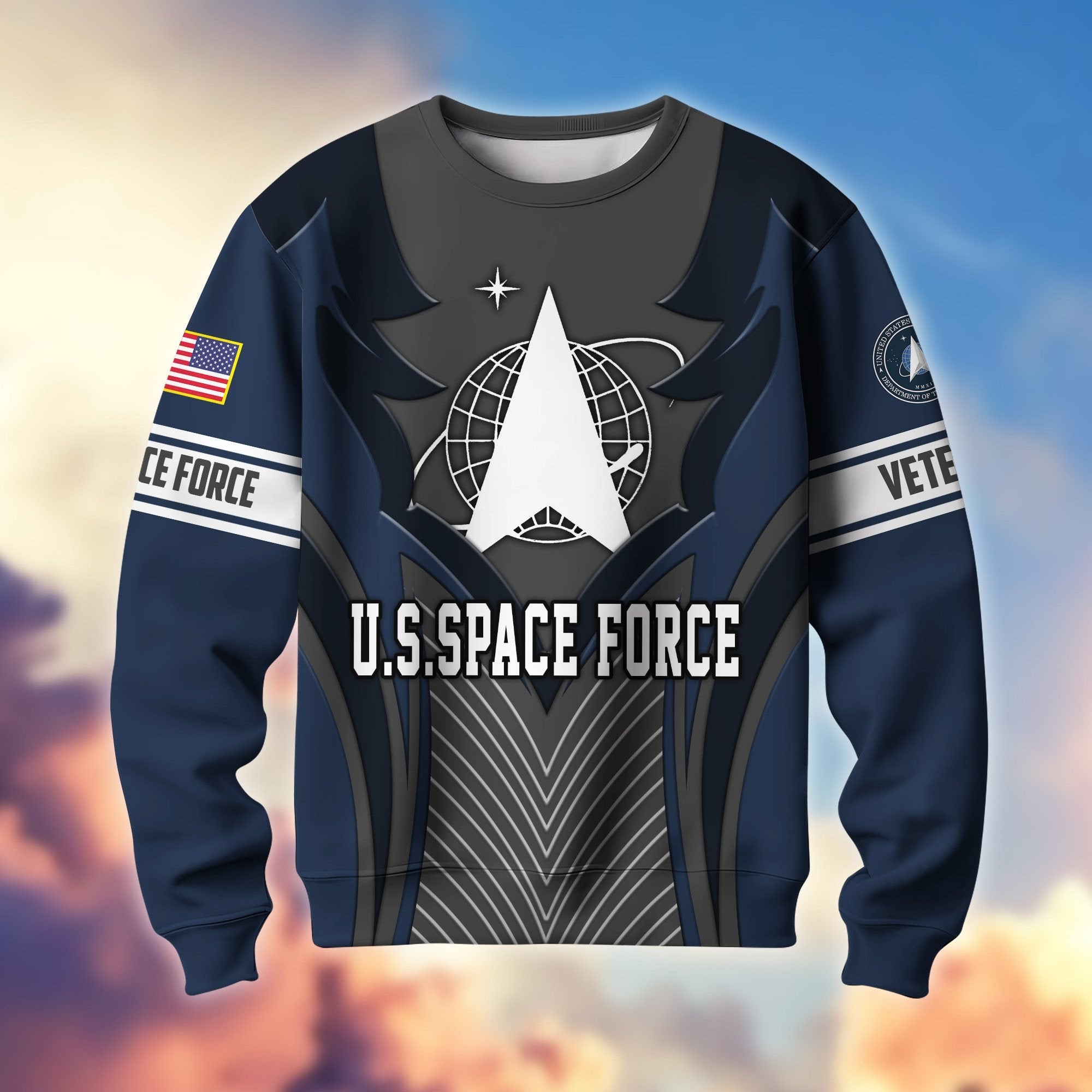 Premium US Veterans Sweatshirt BPHN140212, Gifts For US Veterans, Best Gifts On Father's Day, Armed Forces Day, Independence Day, Veterans Day.