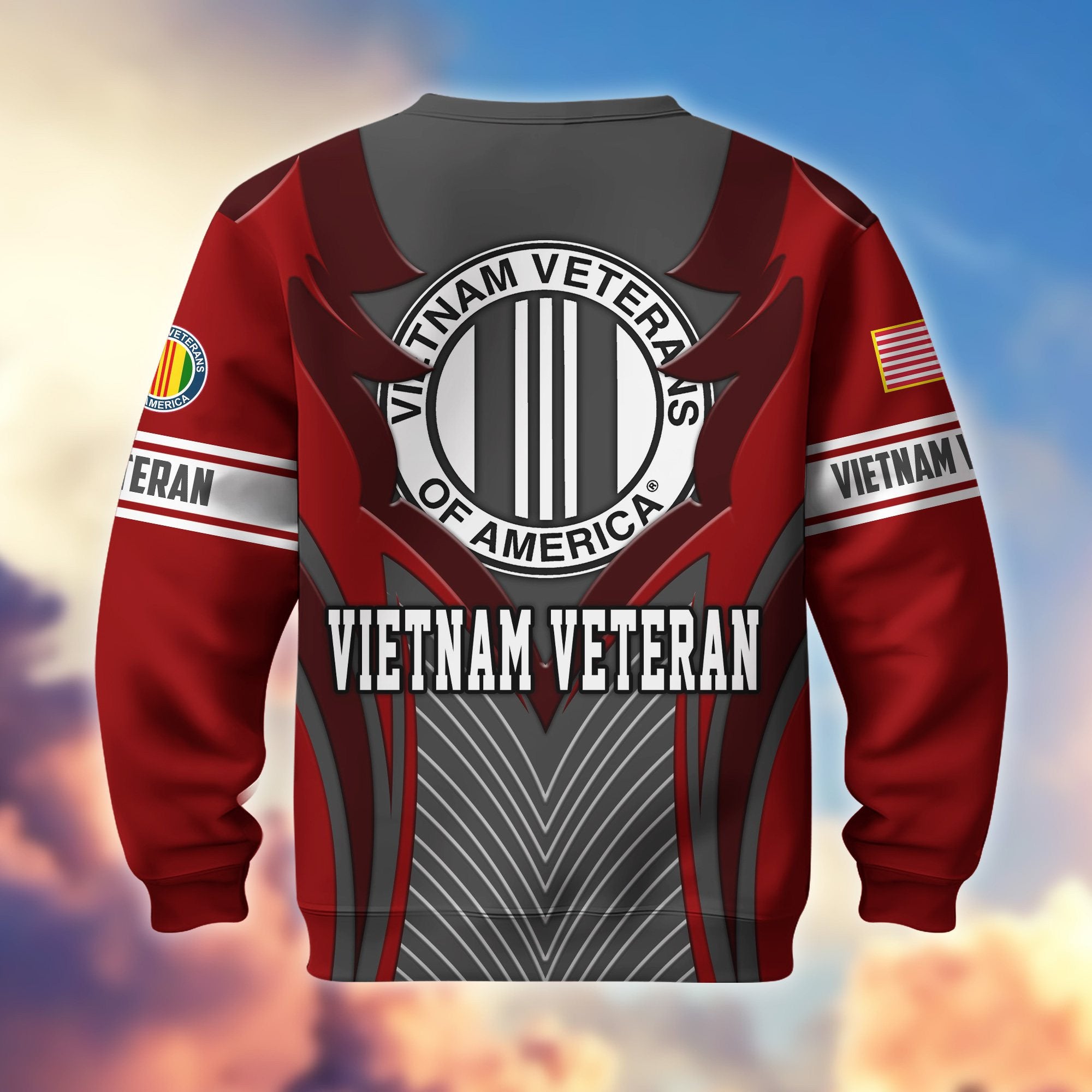 Premium US Veterans Sweatshirt BPHN140212, Gifts For US Veterans, Best Gifts On Father's Day, Armed Forces Day, Independence Day, Veterans Day.
