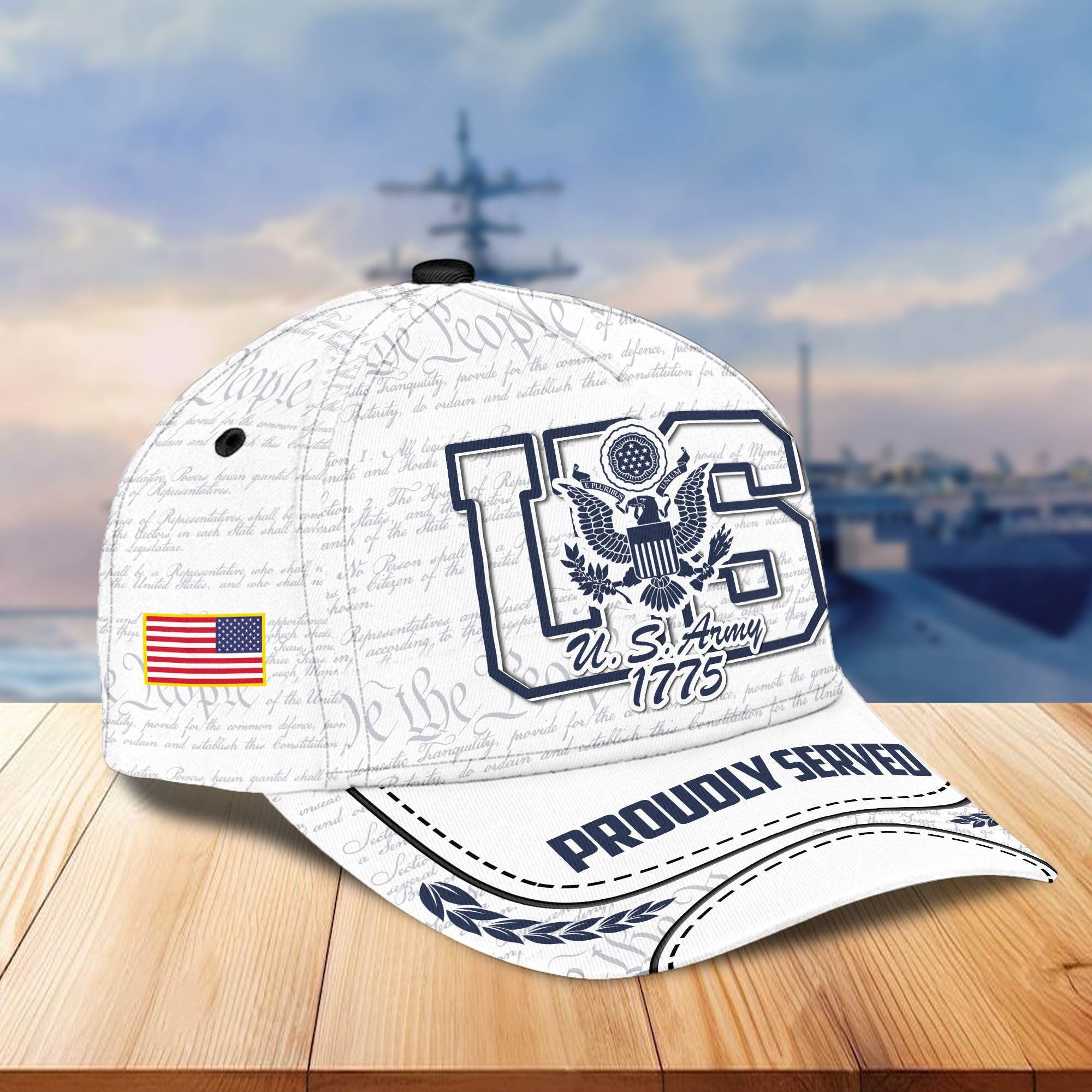 Premium US Veterans Cap BPVC110201, Gifts For US Veterans, Best Gifts On Father's Day, Armed Forces Day, Independence Day, Veterans Day.