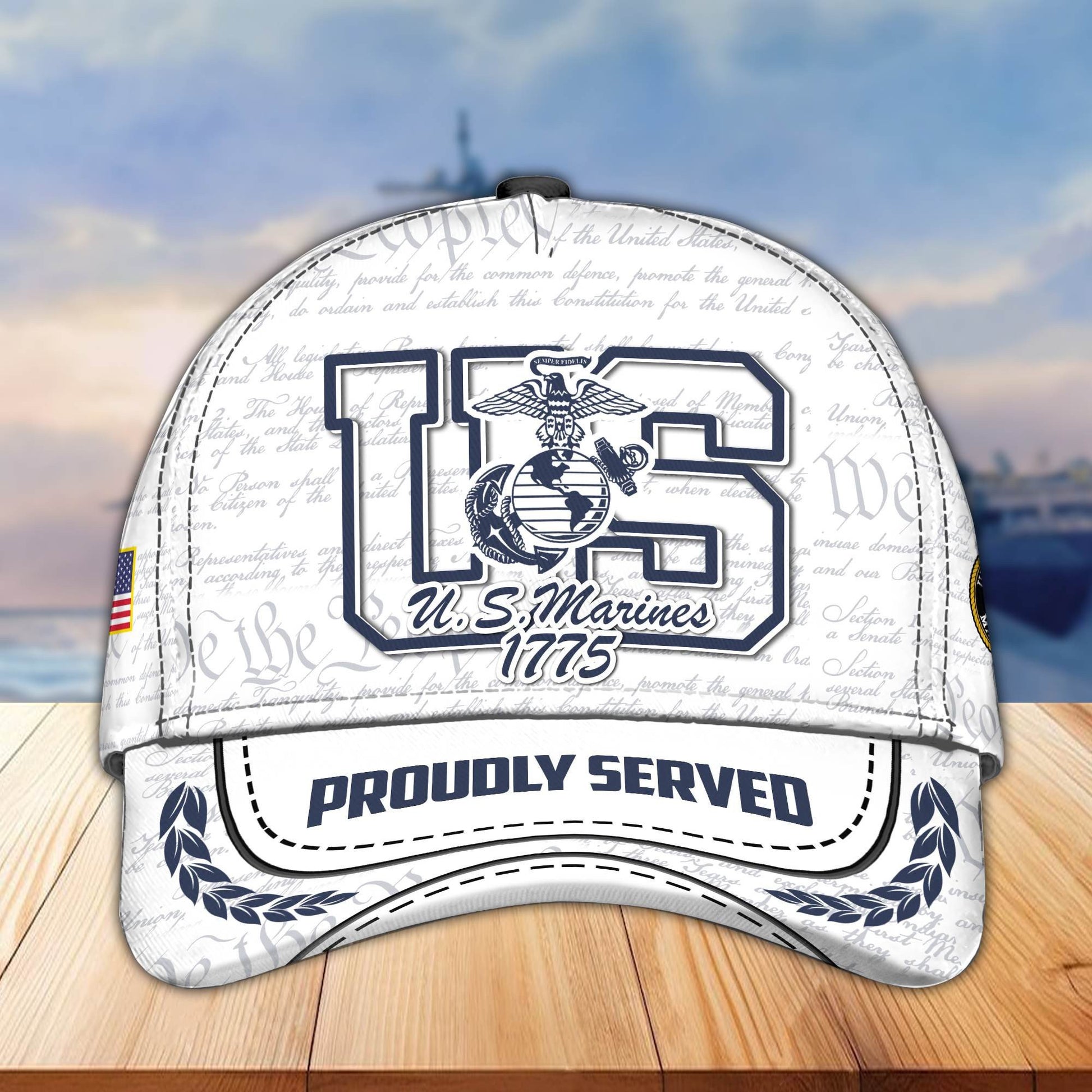 Premium US Veterans Cap BPVC110201, Gifts For US Veterans, Best Gifts On Father's Day, Armed Forces Day, Independence Day, Veterans Day.