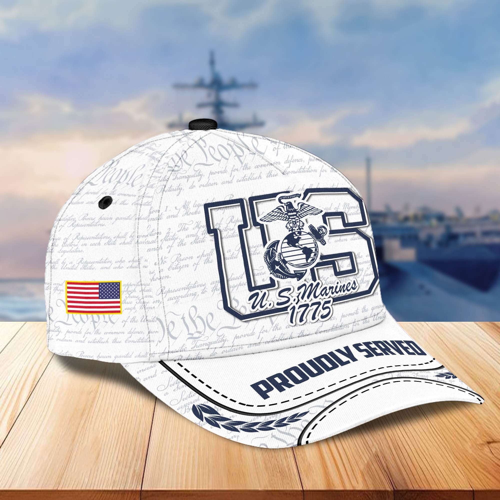 Premium US Veterans Cap BPVC110201, Gifts For US Veterans, Best Gifts On Father's Day, Armed Forces Day, Independence Day, Veterans Day.
