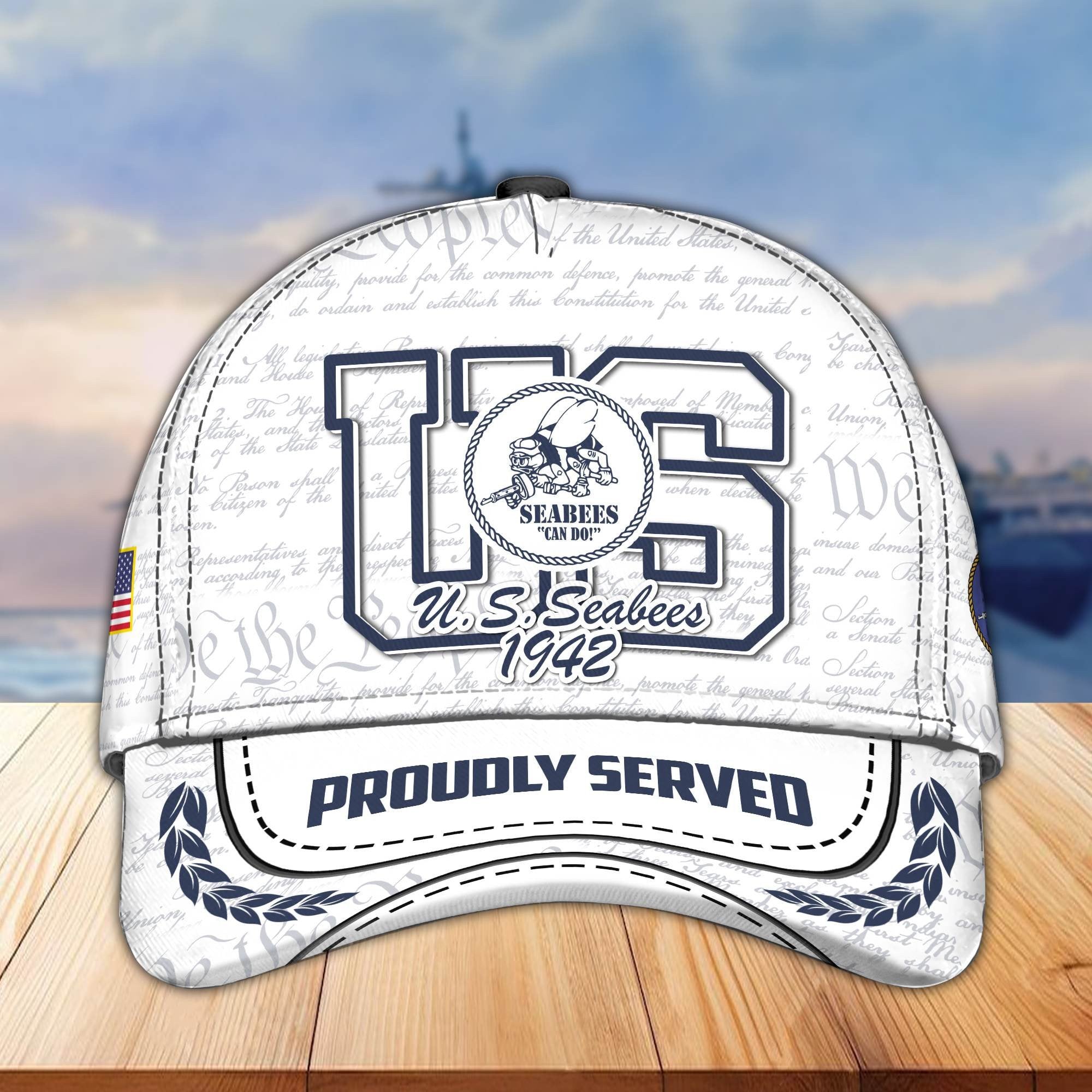 Premium US Veterans Cap BPVC110201, Gifts For US Veterans, Best Gifts On Father's Day, Armed Forces Day, Independence Day, Veterans Day.