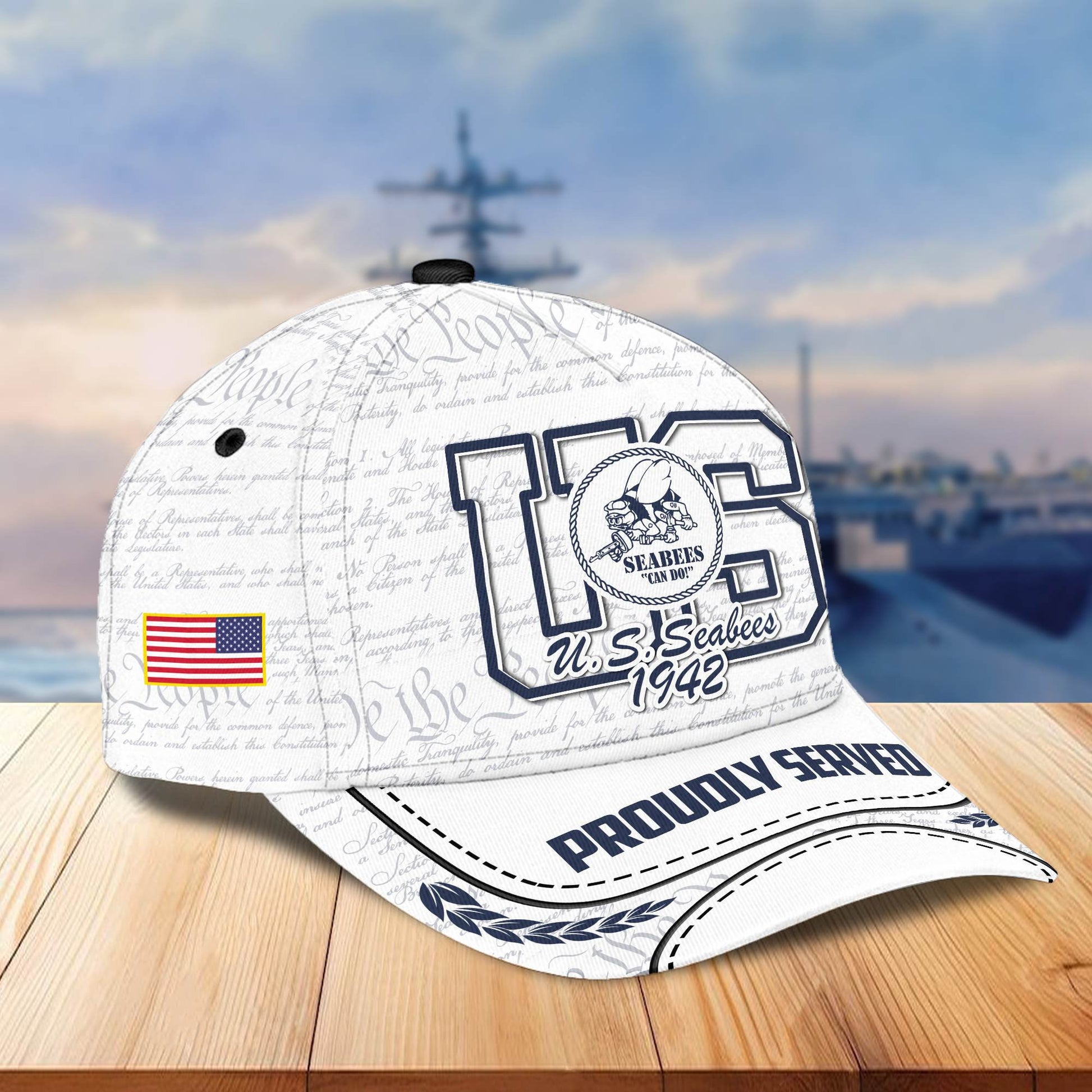 Premium US Veterans Cap BPVC110201, Gifts For US Veterans, Best Gifts On Father's Day, Armed Forces Day, Independence Day, Veterans Day.