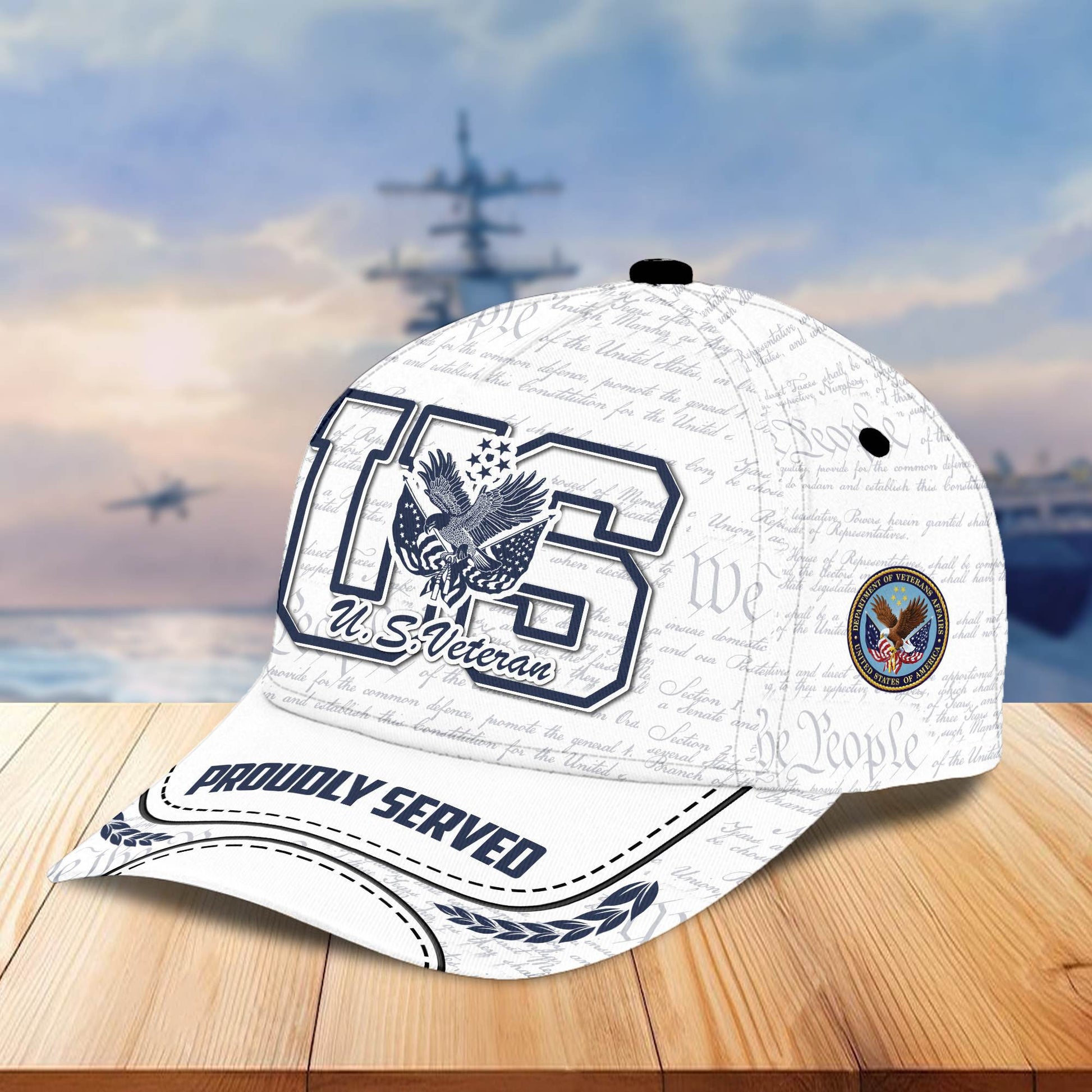 Premium US Veterans Cap BPVC110201, Gifts For US Veterans, Best Gifts On Father's Day, Armed Forces Day, Independence Day, Veterans Day.