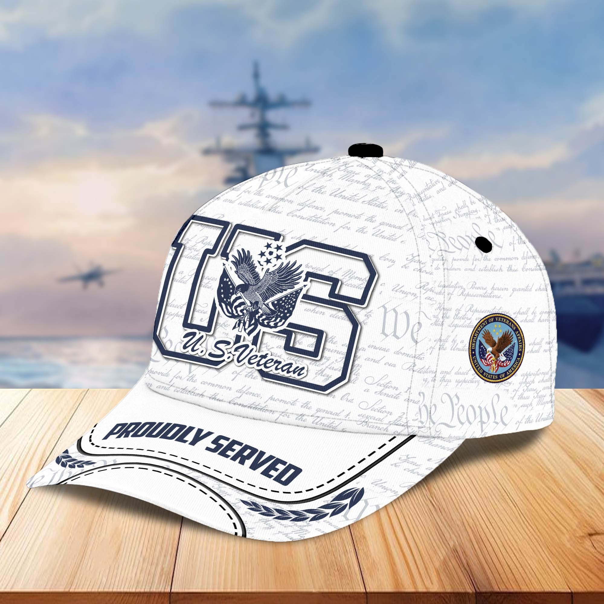 Premium US Veterans Cap BPVC110201, Gifts For US Veterans, Best Gifts On Father's Day, Armed Forces Day, Independence Day, Veterans Day.