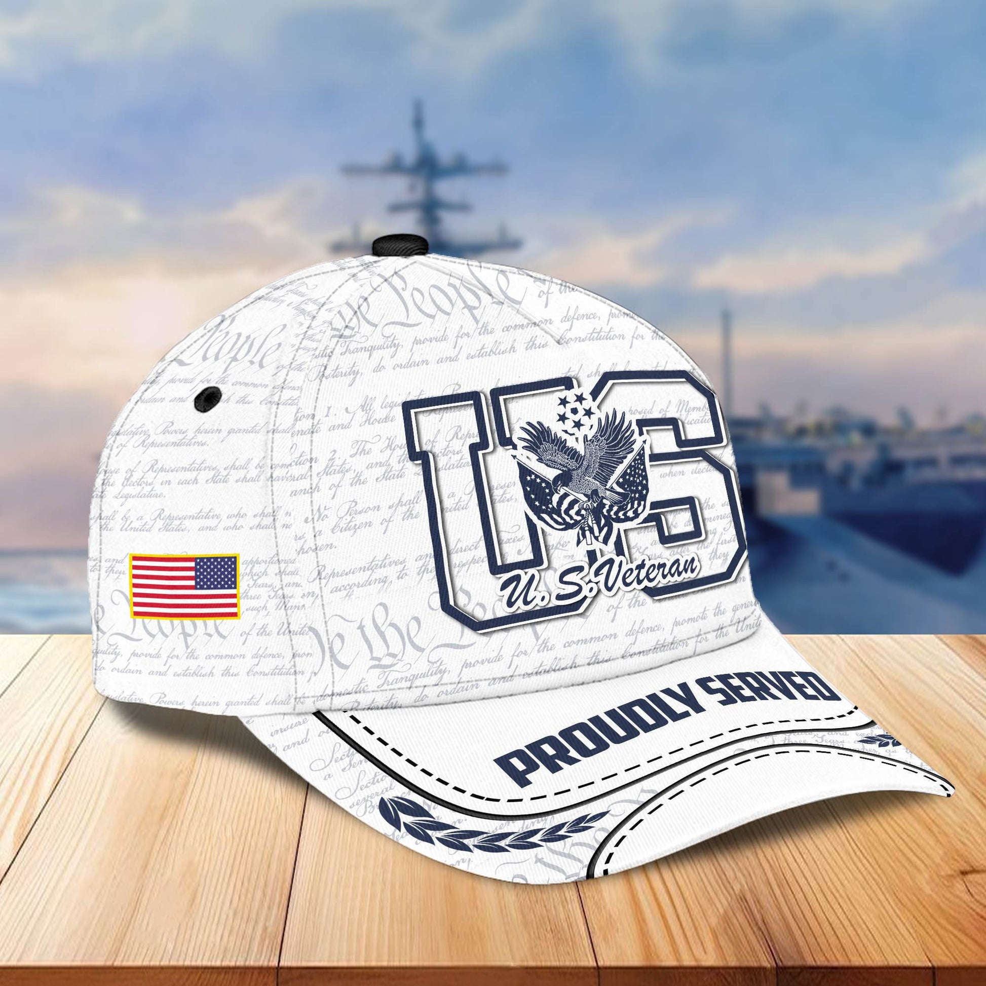 Premium US Veterans Cap BPVC110201, Gifts For US Veterans, Best Gifts On Father's Day, Armed Forces Day, Independence Day, Veterans Day.