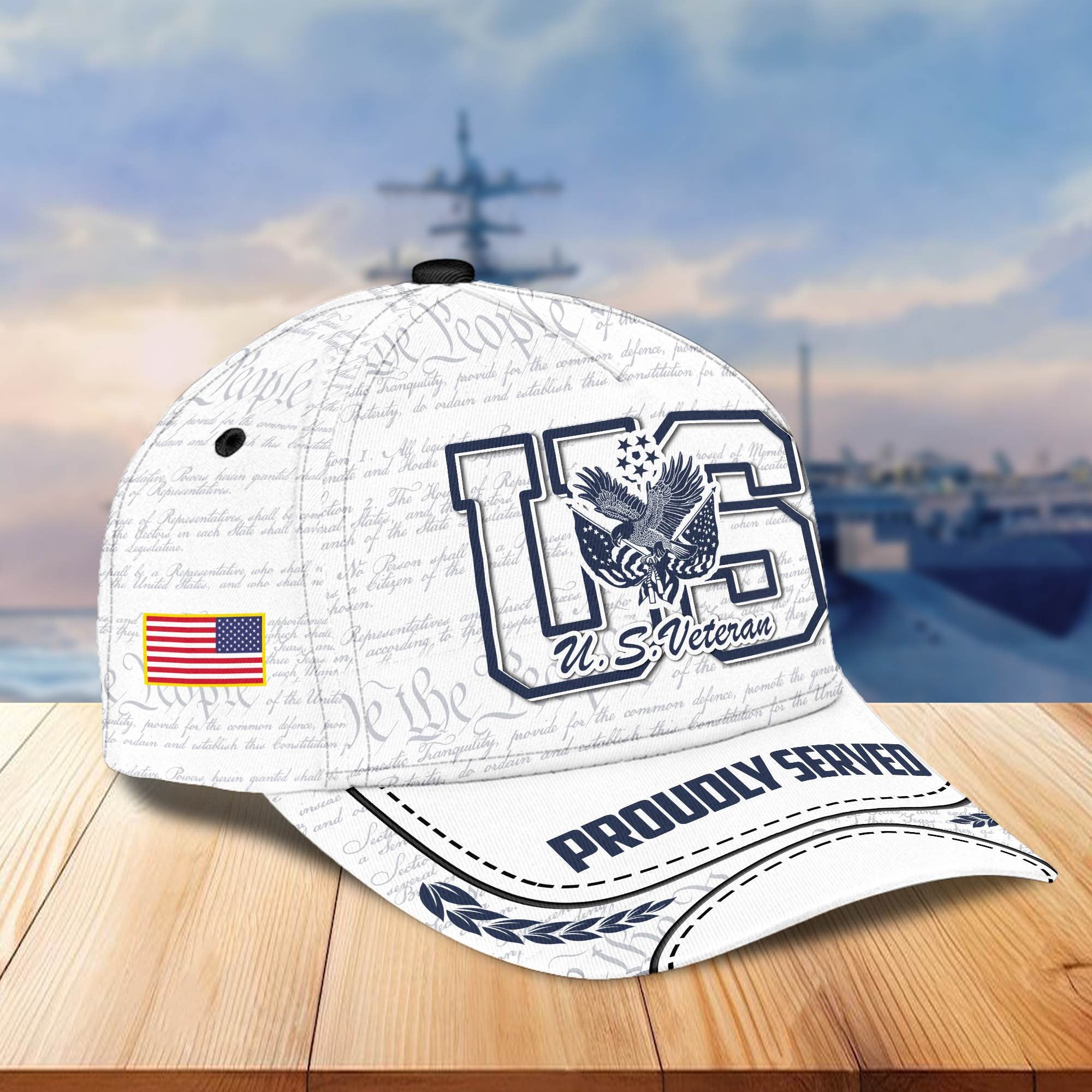 Premium US Veterans Cap BPVC110201, Gifts For US Veterans, Best Gifts On Father's Day, Armed Forces Day, Independence Day, Veterans Day.