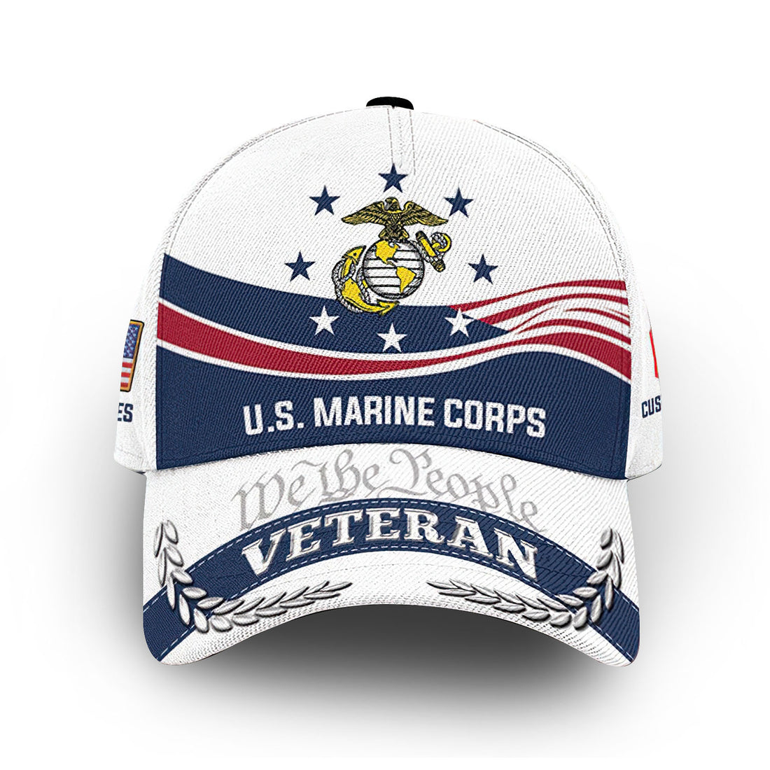 Premium Custom USMC Cap VPVC007903, Gifts For Marine Veteran, Gifts For Dad, For Husband, Best Gifts On Father's Day, Armed Forces Day, Independence Day, Veterans Day.