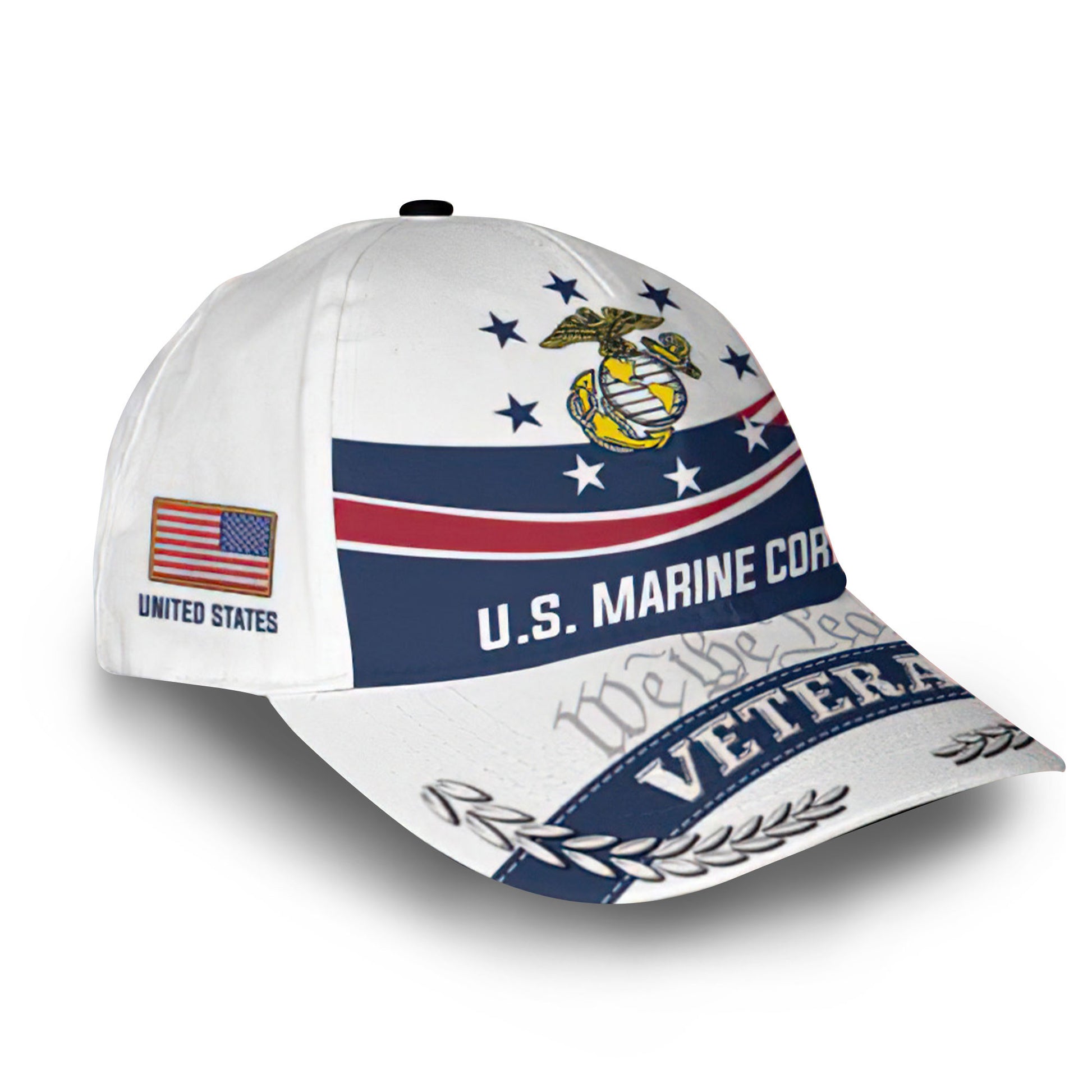 Premium Custom USMC Cap VPVC007903, Gifts For Marine Veteran, Gifts For Dad, For Husband, Best Gifts On Father's Day, Armed Forces Day, Independence Day, Veterans Day.