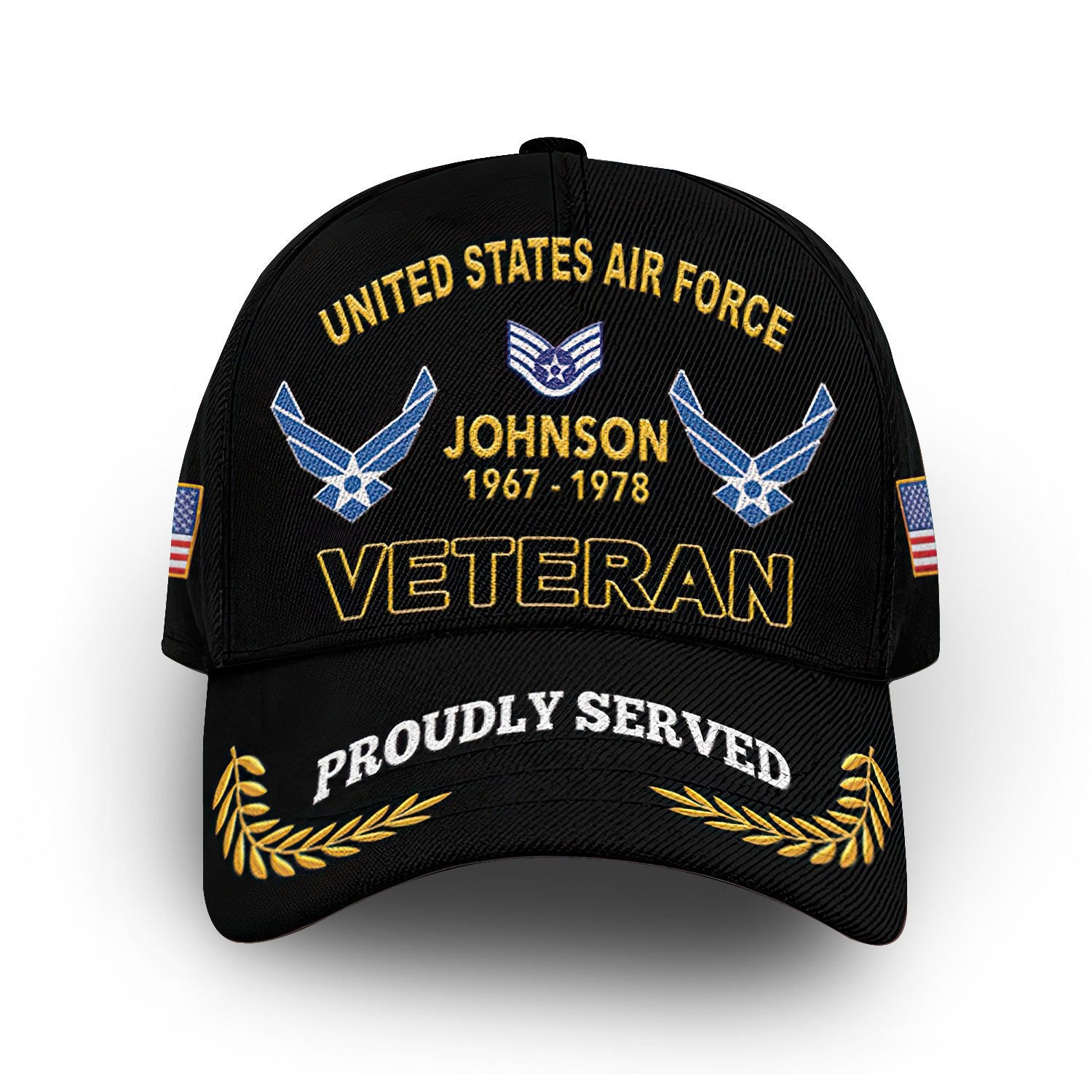 USAF Custom Cap VPVC008204, Gifts For Air Force Veteran, Best Gifts On Father's Day, Armed Forces Day, Independence Day, Veterans Day.