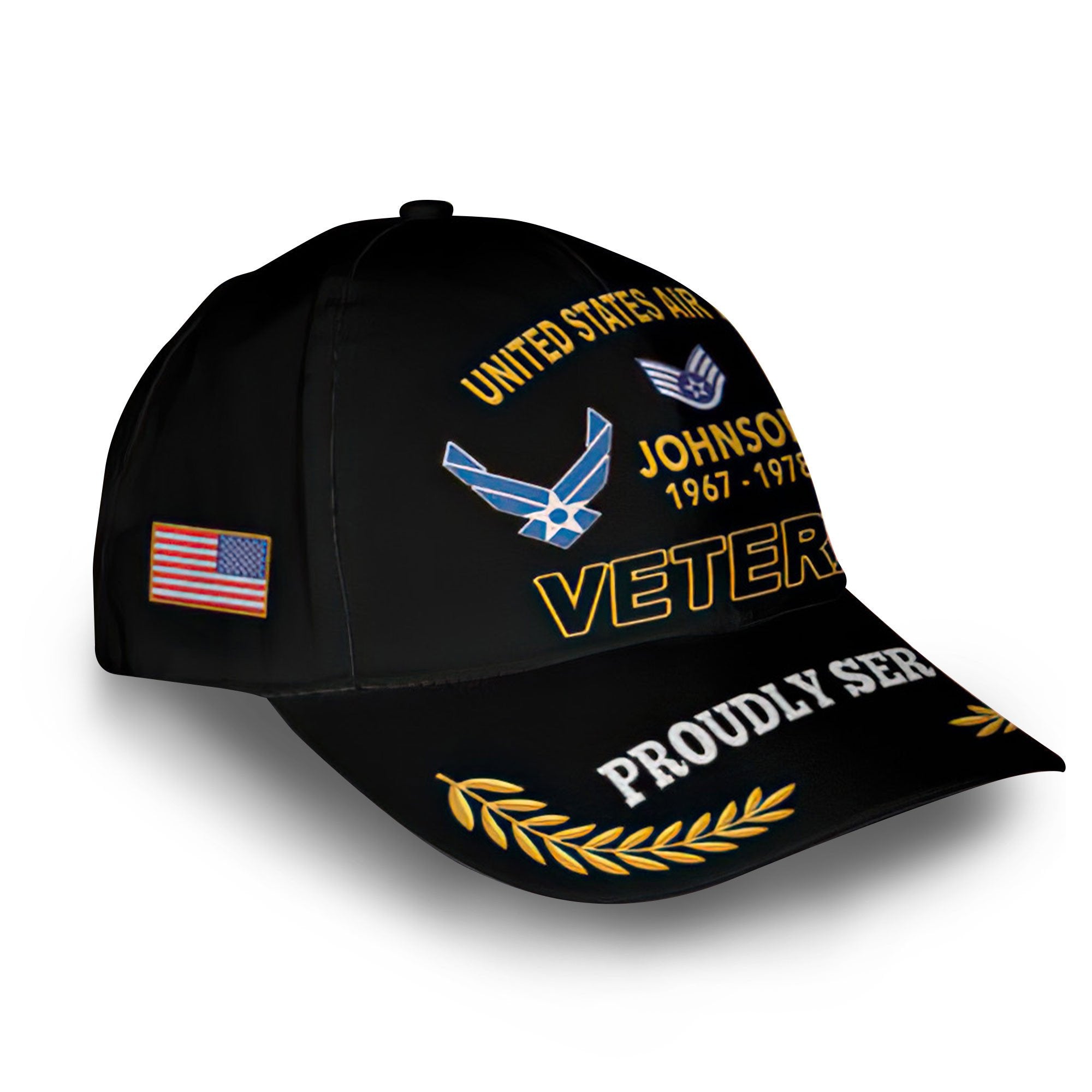 USAF Custom Cap VPVC008204, Gifts For Air Force Veteran, Best Gifts On Father's Day, Armed Forces Day, Independence Day, Veterans Day.