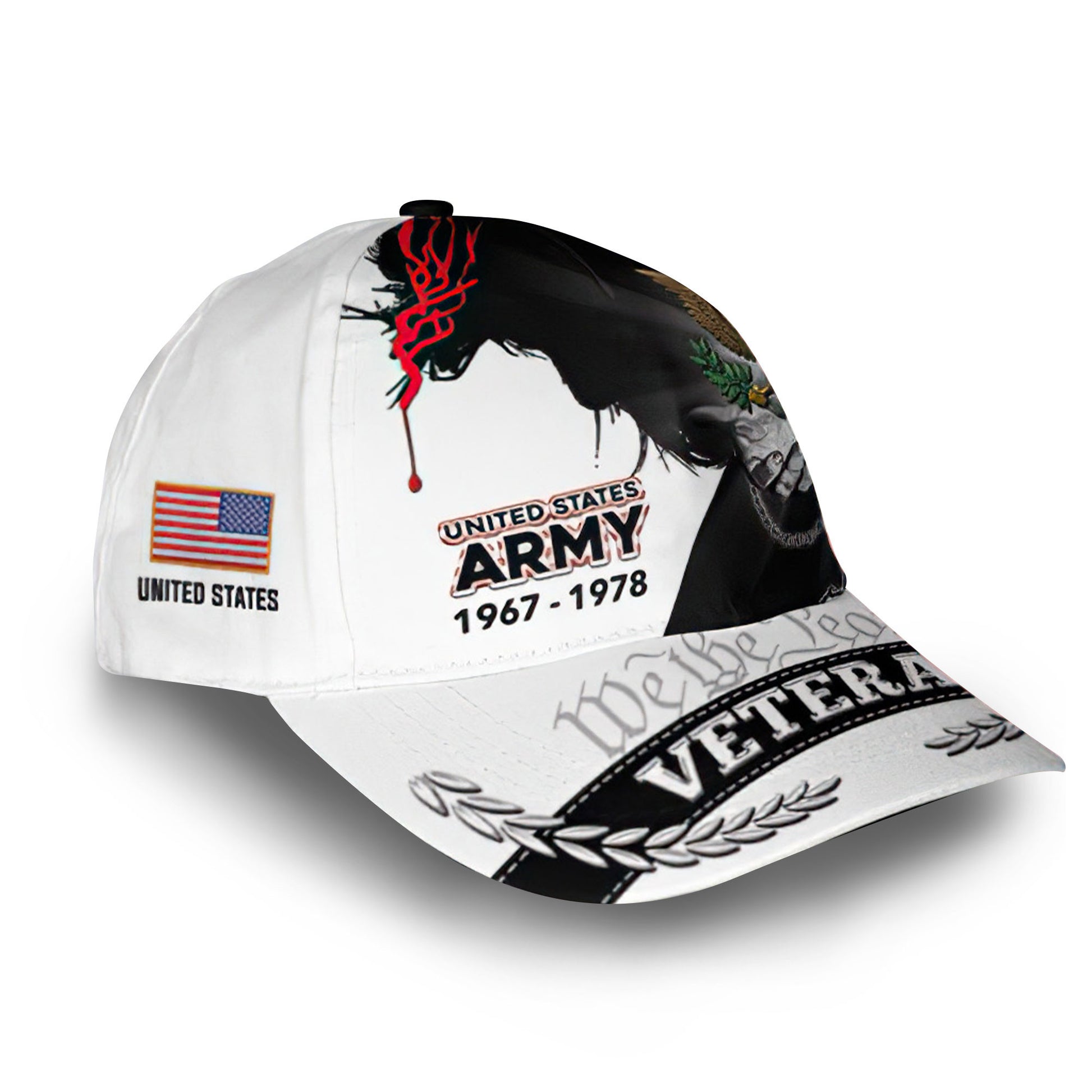 US Army Custom Cap VPVC008301, Gifts For Army Veteran, Best Gifts On Father's Day, Armed Forces Day, Independence Day, Veterans Day.