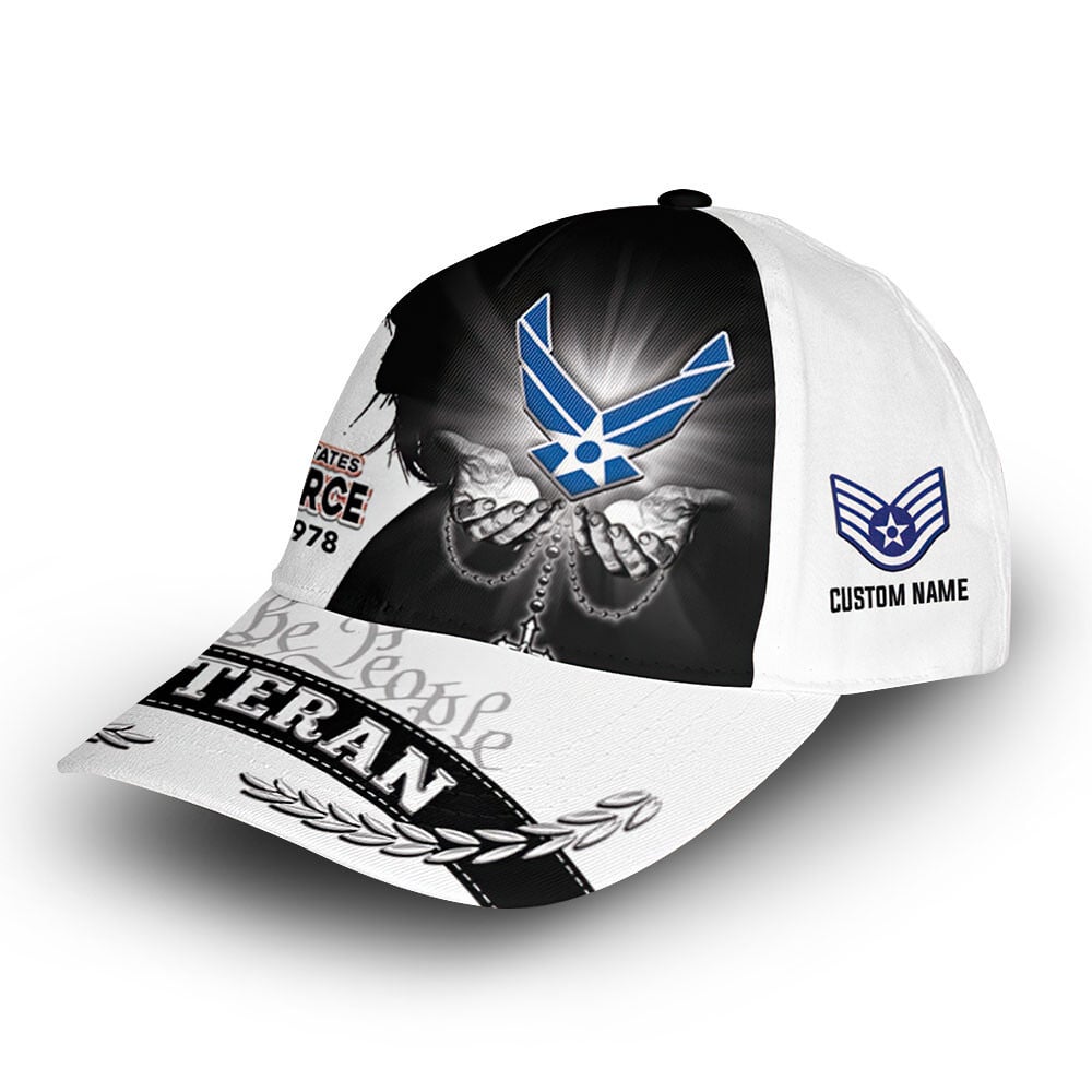 USAF Custom Cap VPVC008304, Gifts For Air Force Veteran, Best Gifts On Father's Day, Armed Forces Day, Independence Day, Veterans Day.