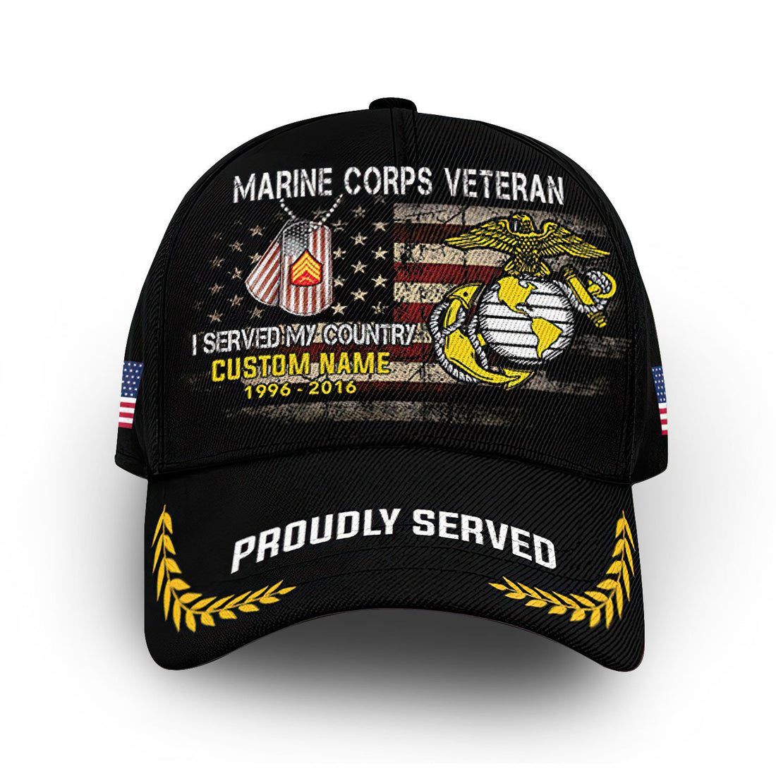 Premium Custom USMC Cap VPVC008803, Gifts For Marine Veteran, Gifts For Dad, For Husband, Best Gifts On Father's Day, Armed Forces Day, Independence Day, Veterans Day.