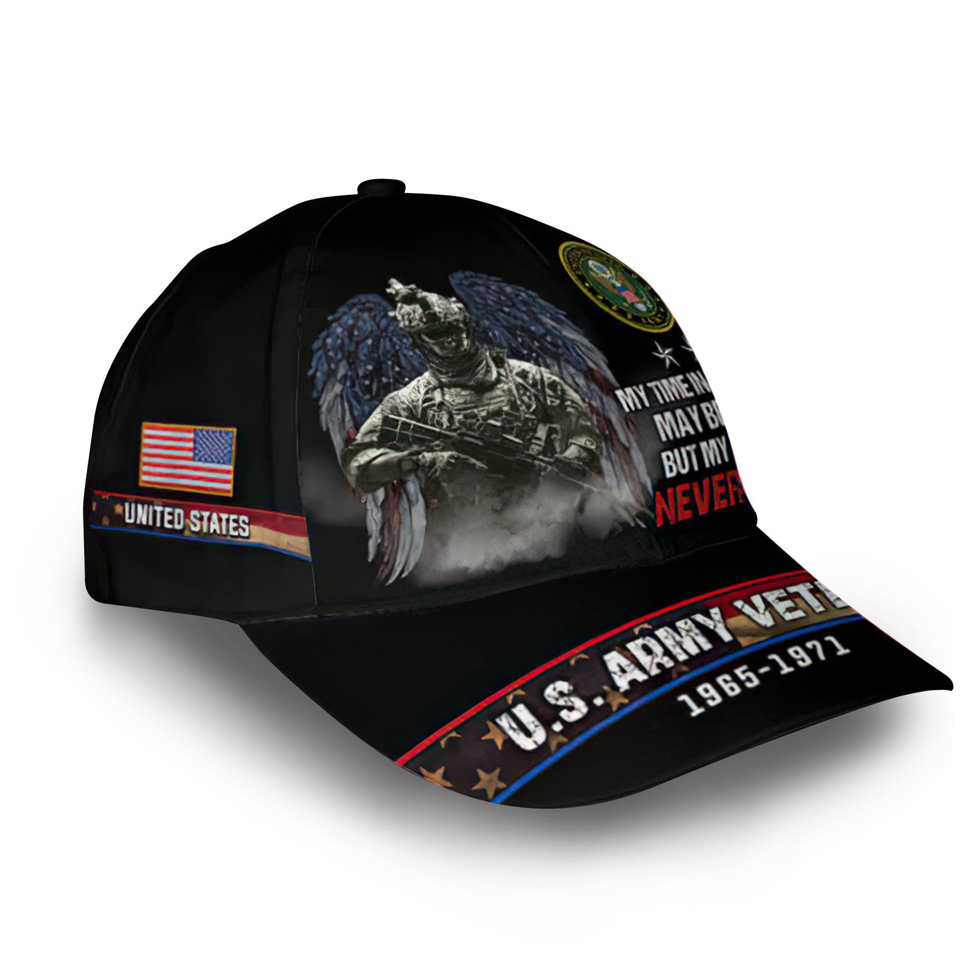 Unique Custom Name, Rank, Year, US Army Cap VPVC009101, Gifts For Army Veteran, Gifts For Dad, For Husband, Best Gifts On Father's Day, Independence Day, Veterans Day.