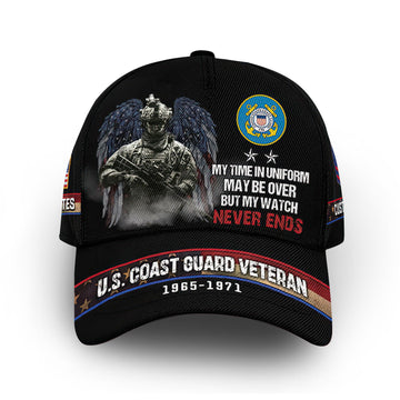 Unique Custom Name, Rank, Year, USCG Cap VPVC009105, Gifts For Coast Guard Veteran, Gifts For Dad, For Husband, Best Gifts On Father's Day, Independence Day, Veterans Day.