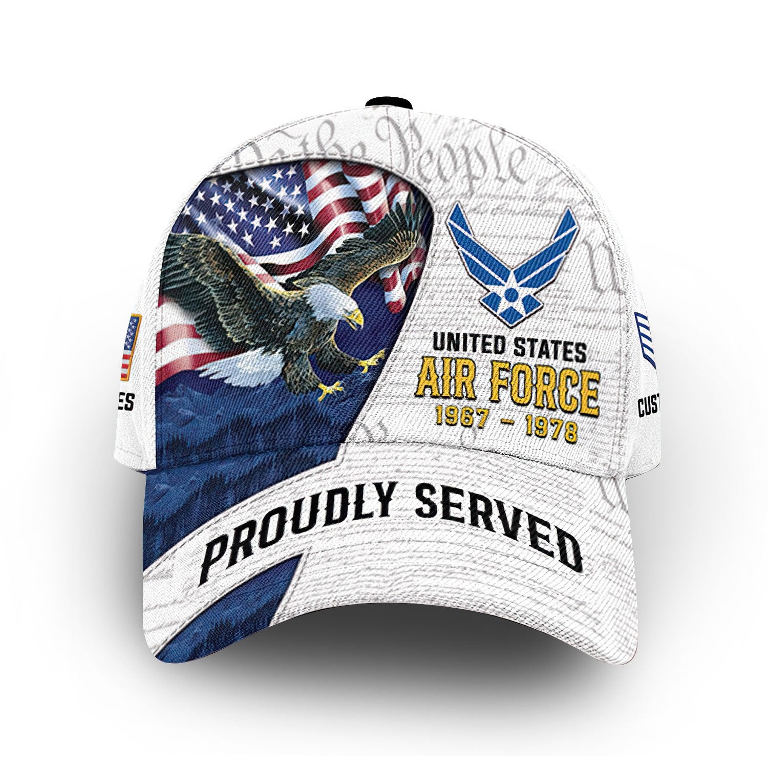 USAF Custom Cap VPVC009204, Gifts For Air Force Veteran, Best Gifts On Father's Day, Armed Forces Day, Independence Day, Veterans Day.