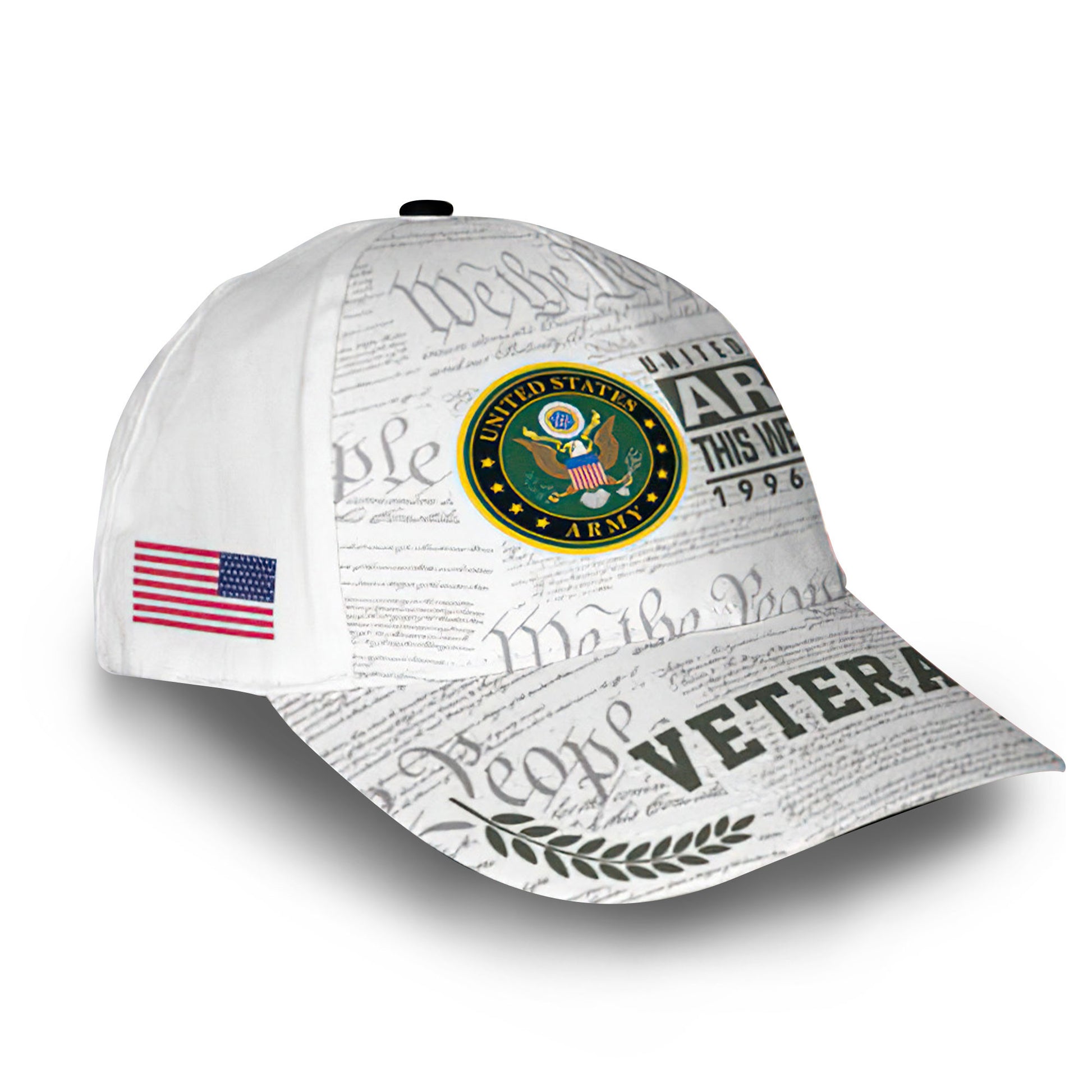 US Army Custom Cap VPVC009301, Gifts For Army Veteran, Best Gifts On Father's Day, Armed Forces Day, Independence Day, Veterans Day.