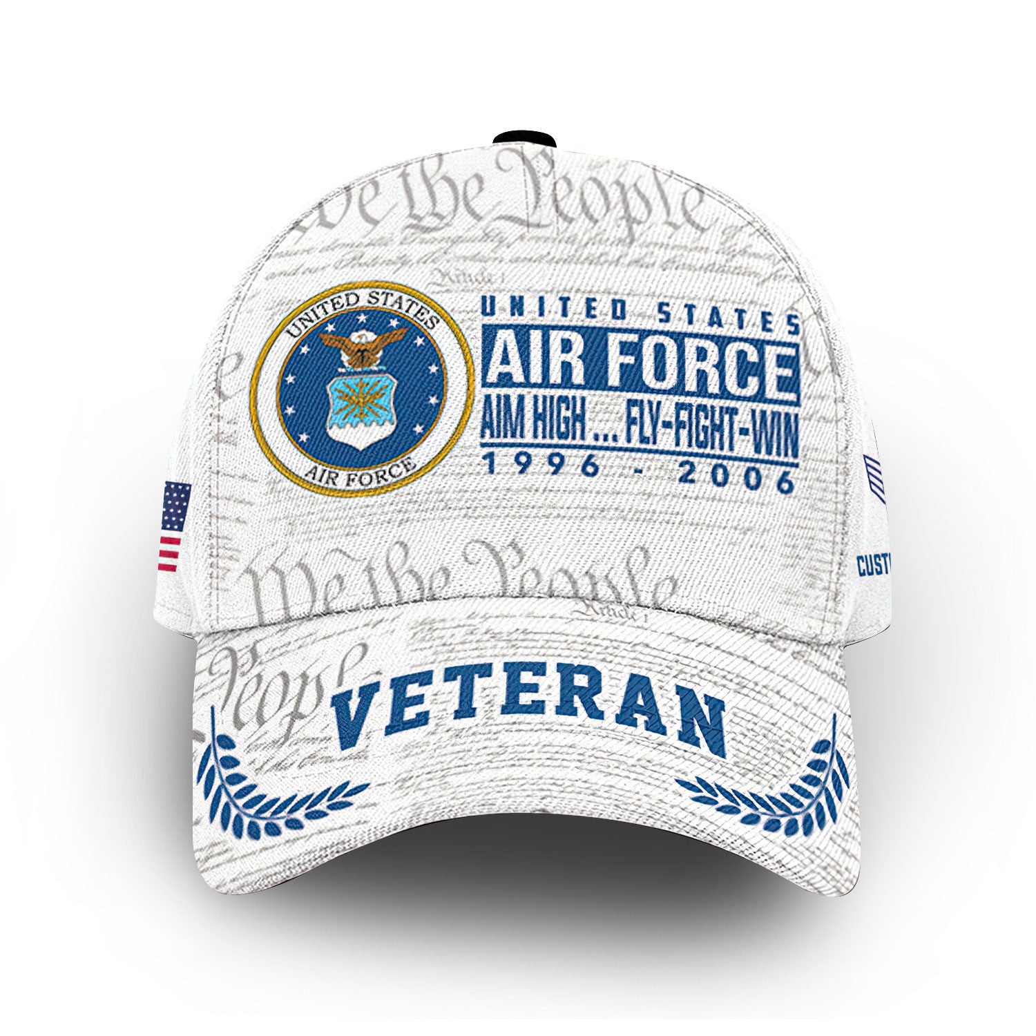 USAF Custom Cap VPVC009304, Gifts For Air Force Veteran, Best Gifts On Father's Day, Armed Forces Day, Independence Day, Veterans Day.