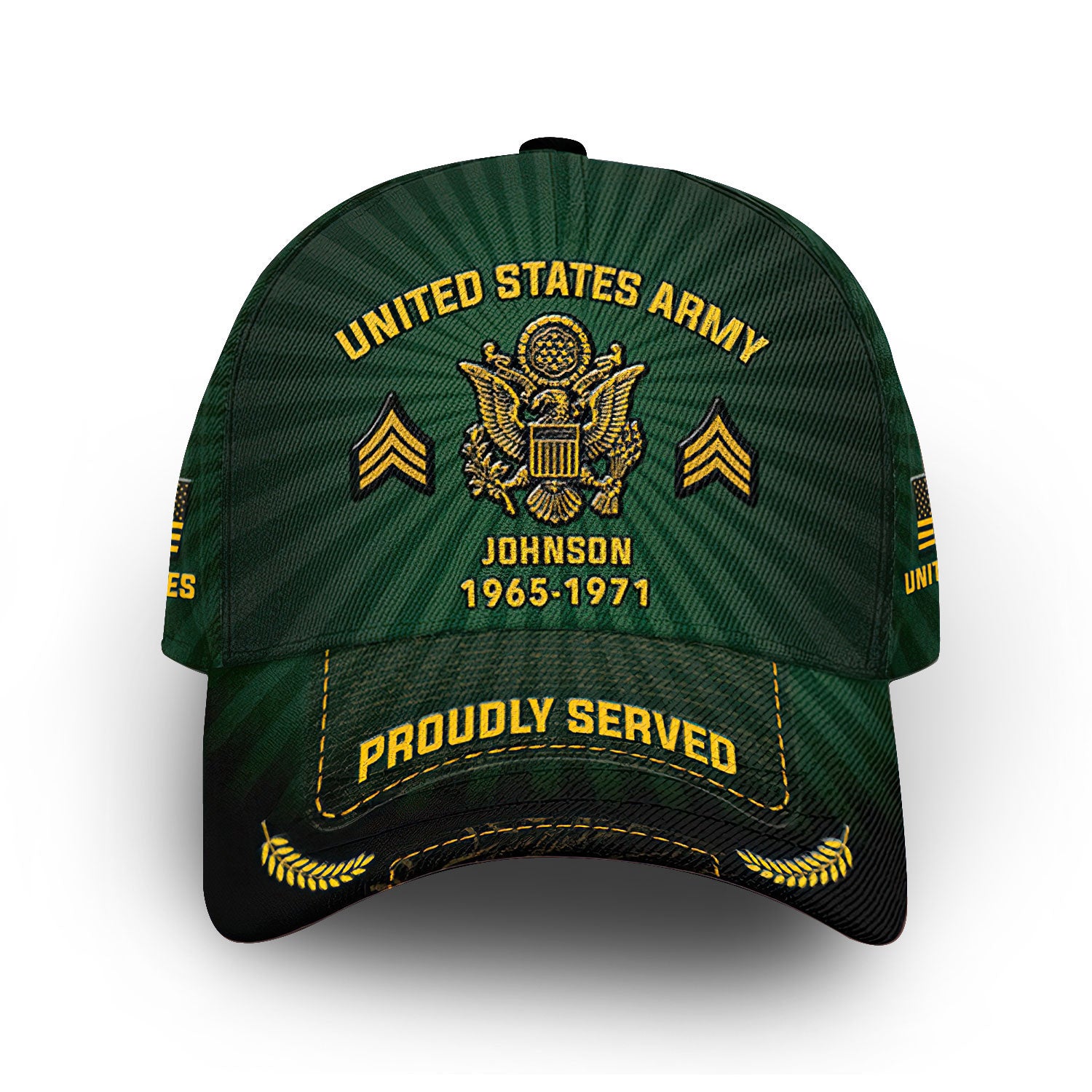 Premium Custom US Army Cap VPVC009501, Gifts For Army Veteran, Best Gifts On Father's Day, Armed Forces Day, Independence Day, Veterans Day.