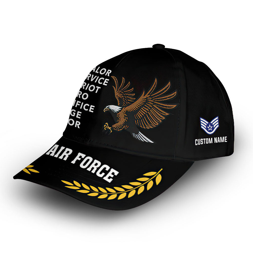 USAF Custom Cap VPVC009604, Gifts For Air Force Veteran, Best Gifts On Father's Day, Armed Forces Day, Independence Day, Veterans Day.